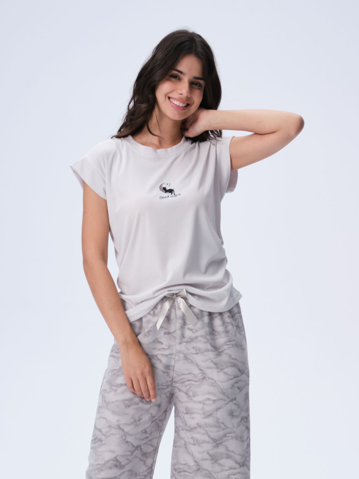 بيجامة نسائية - قطعتين (M-2XL)