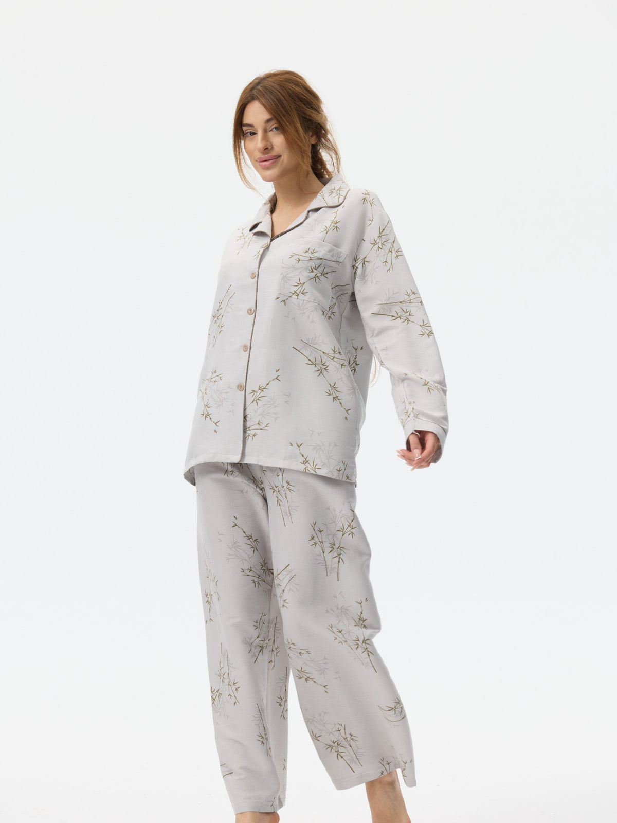 بيجامة نسائية - قطعتين (M-2XL)