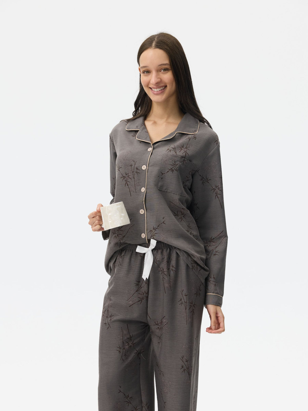 بيجامة نسائية - قطعتين (M-2XL)