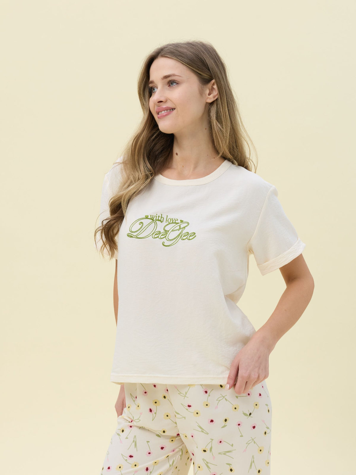 بيجامة نسائية - قطعتين (3XL-6XL)