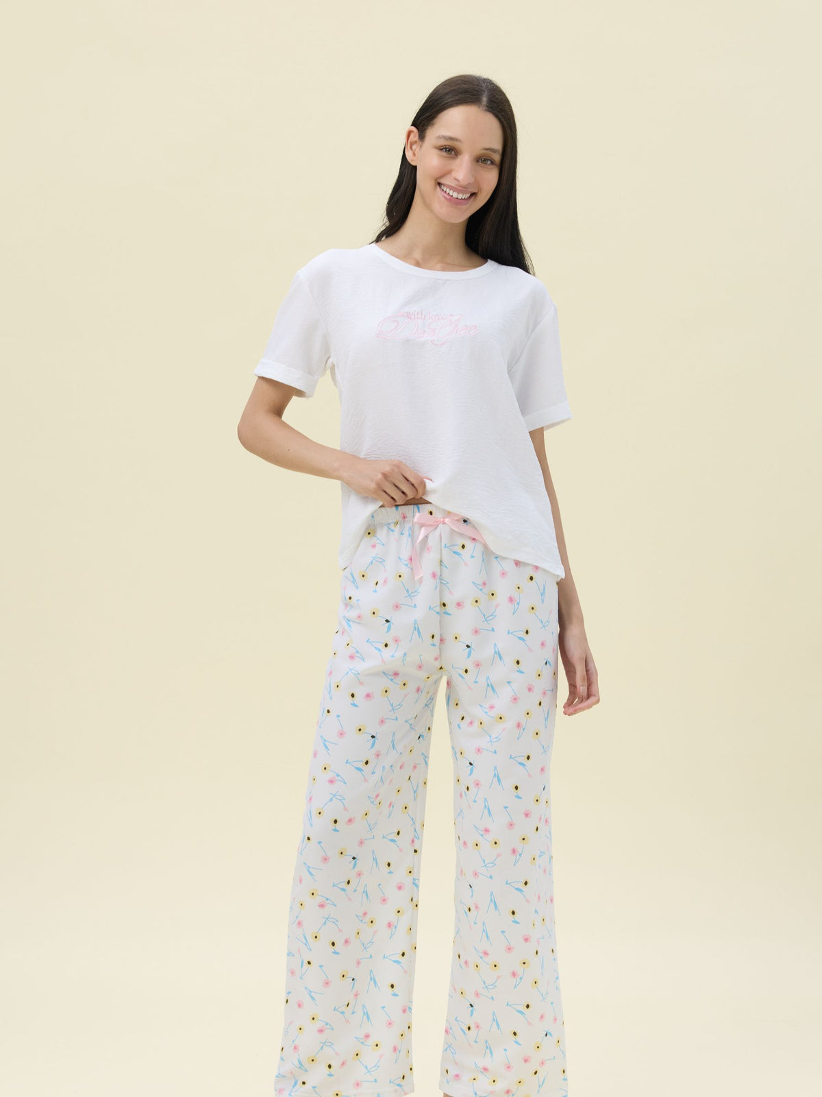 بيجامة نسائية - قطعتين (3XL-6XL)