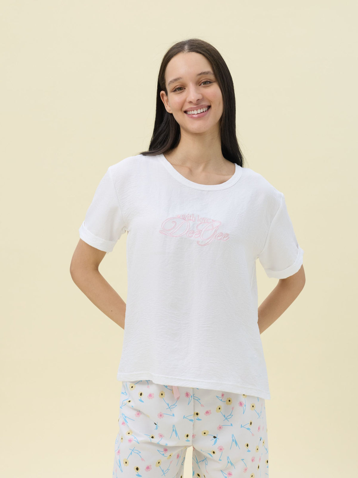 بيجامة نسائية - قطعتين (3XL-6XL)
