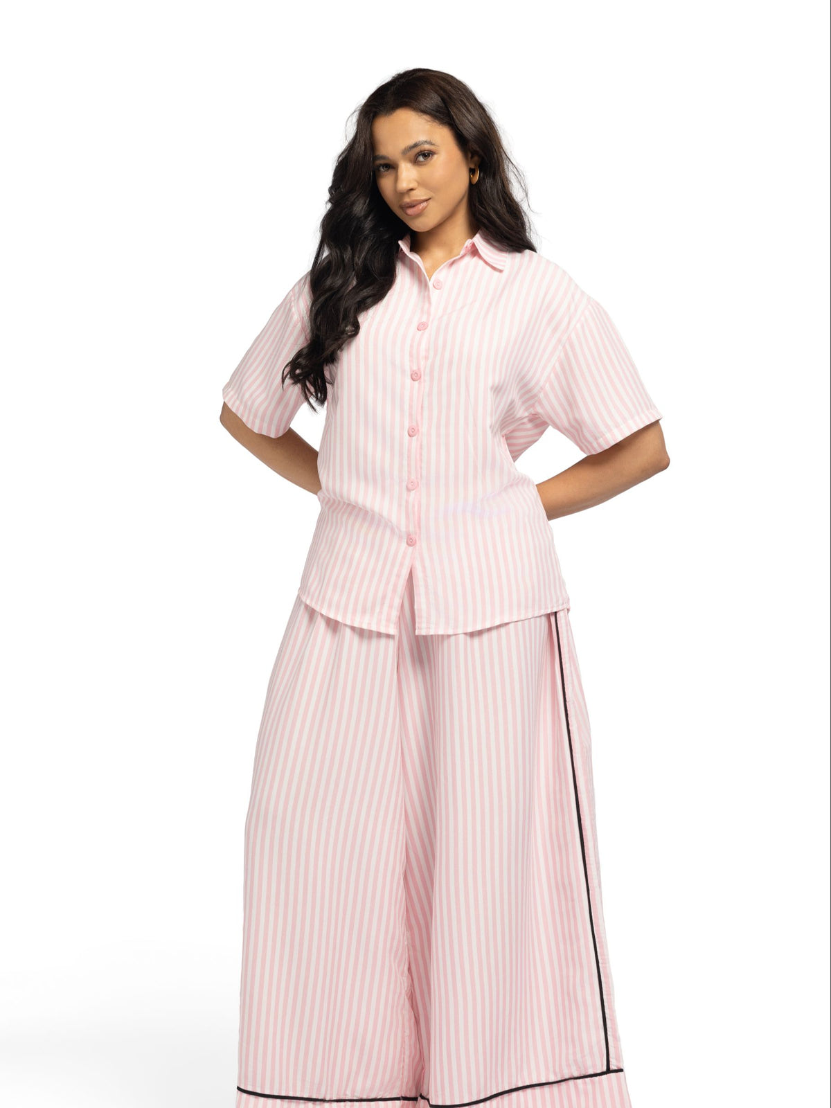 بيجامة نسائية - قطعتين (M-2XL)