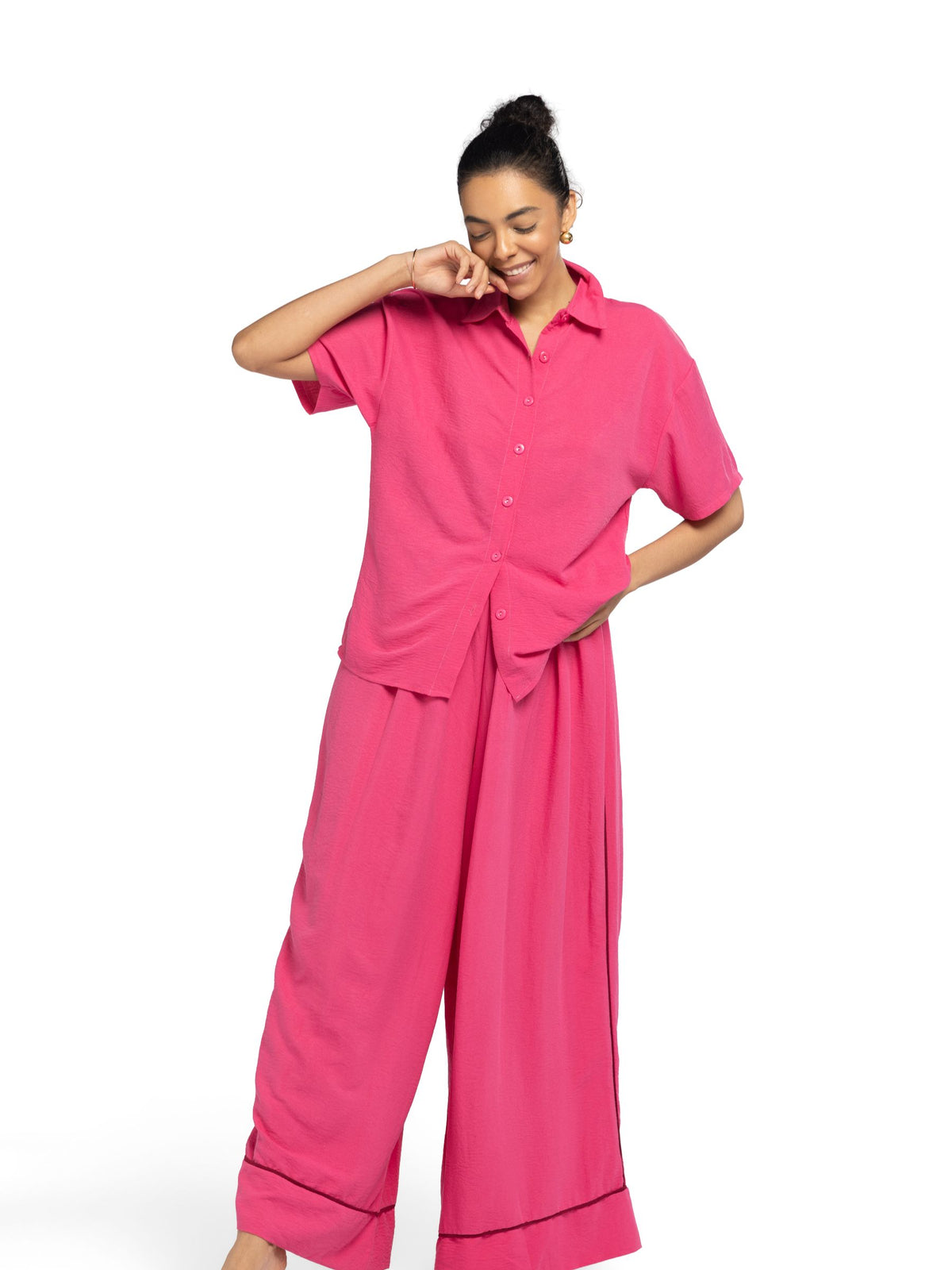 بيجامة نسائية - قطعتين (M-2XL)
