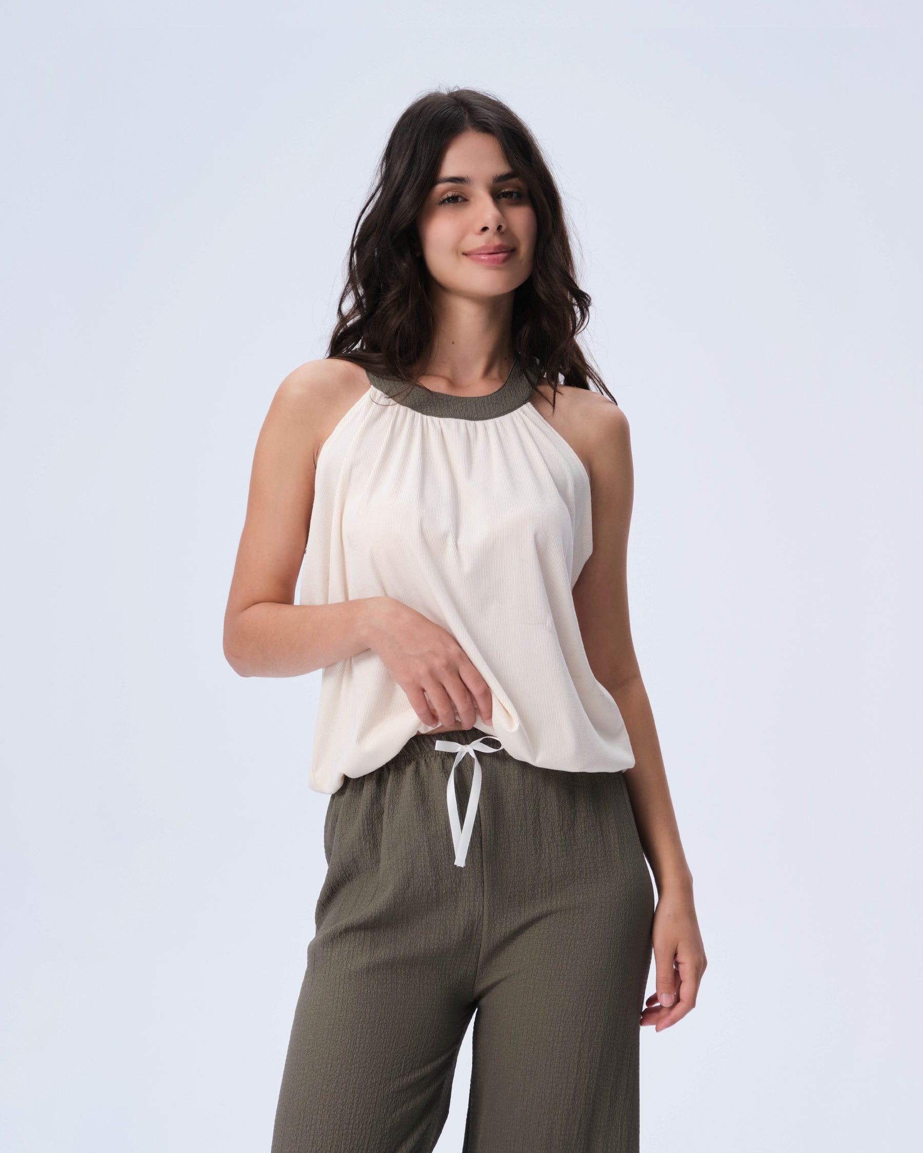 بيجامة نسائية - قطعتين (M-2XL)
