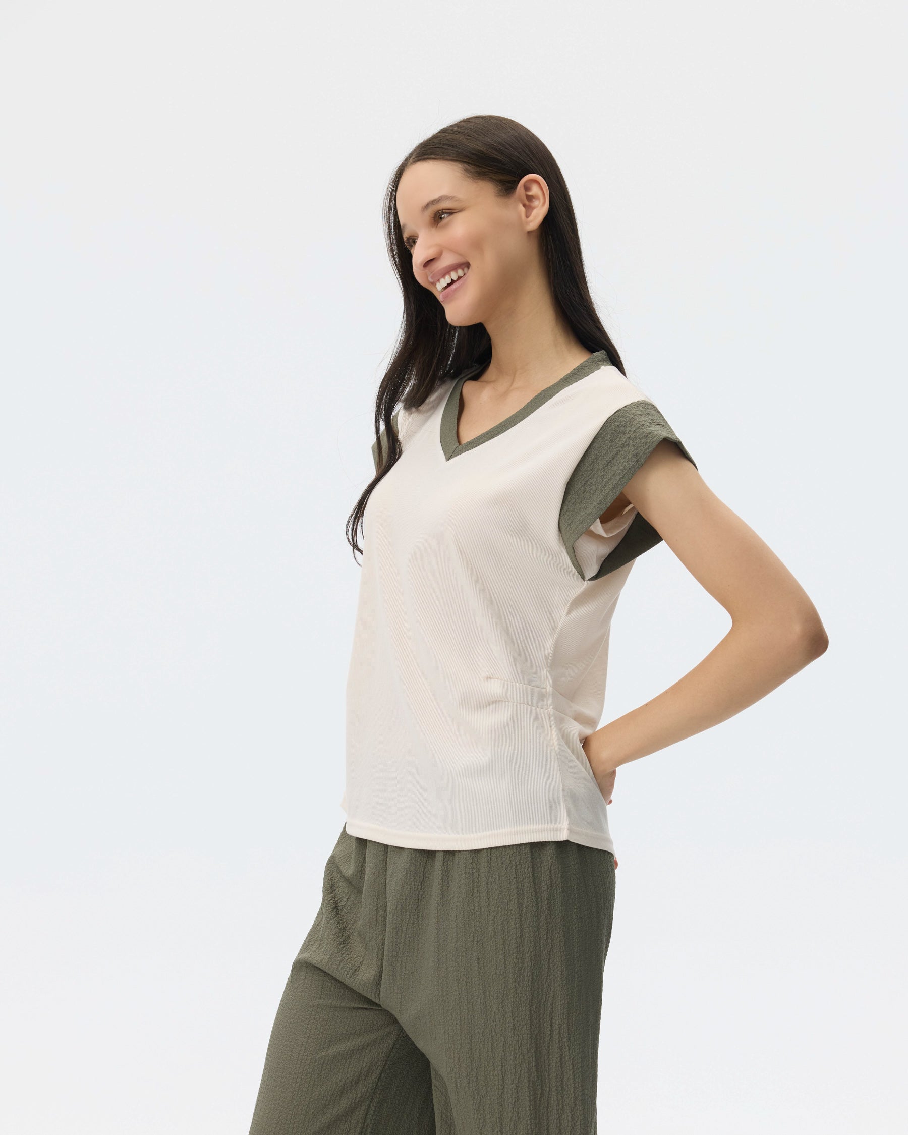 بيجامة نسائية - قطعتين (M-2XL)