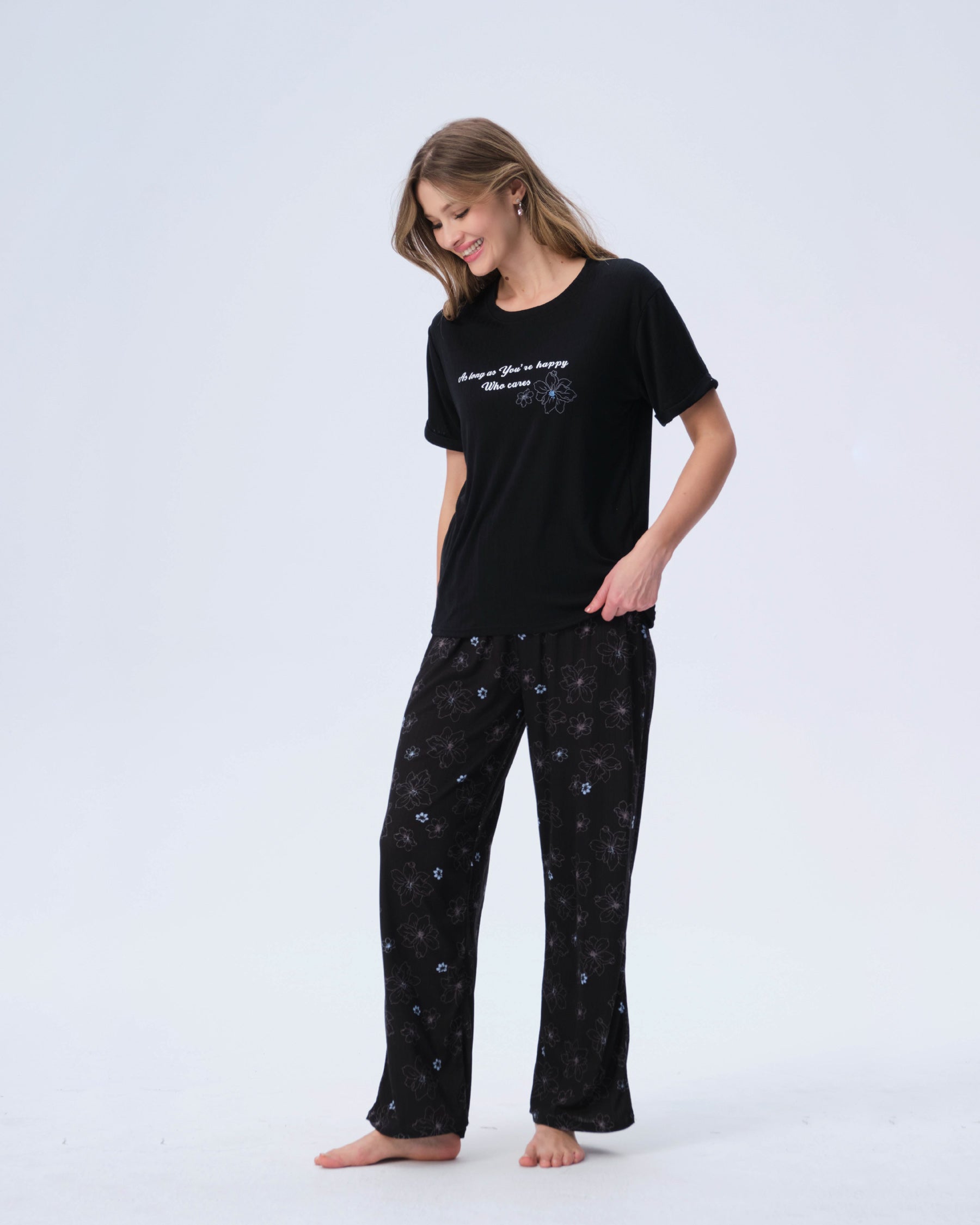 بيجامة نسائية - قطعتين (3XL-6XL)