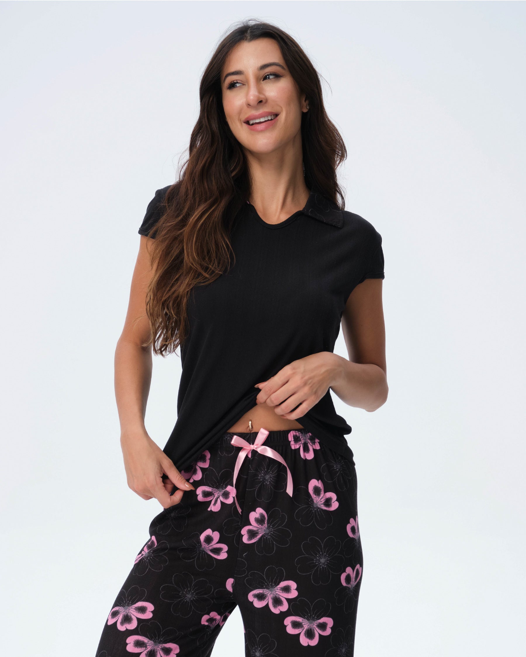 بيجامة نسائية - قطعتين (M-2XL)