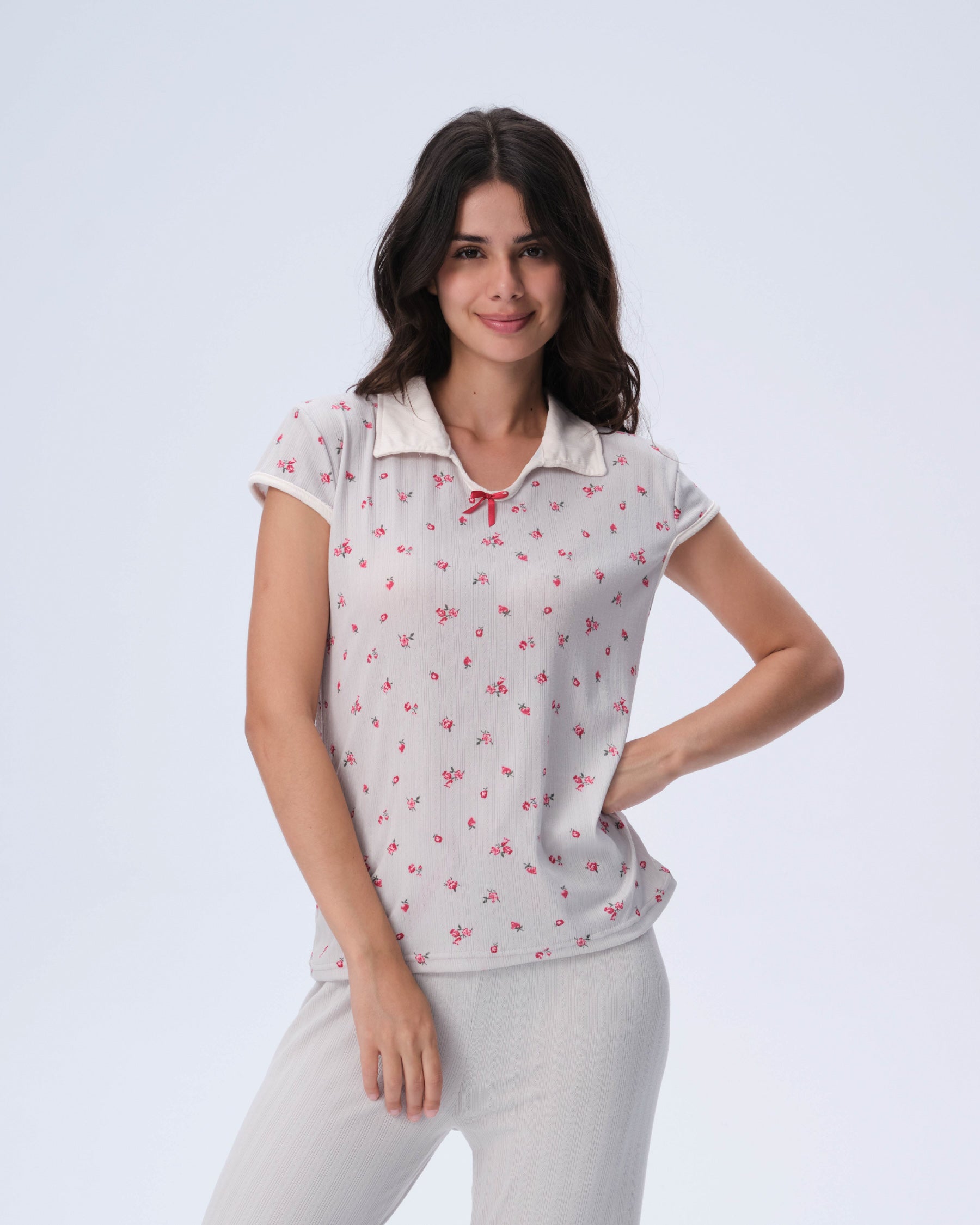بيجامة نسائية - قطعتين (M-2XL)