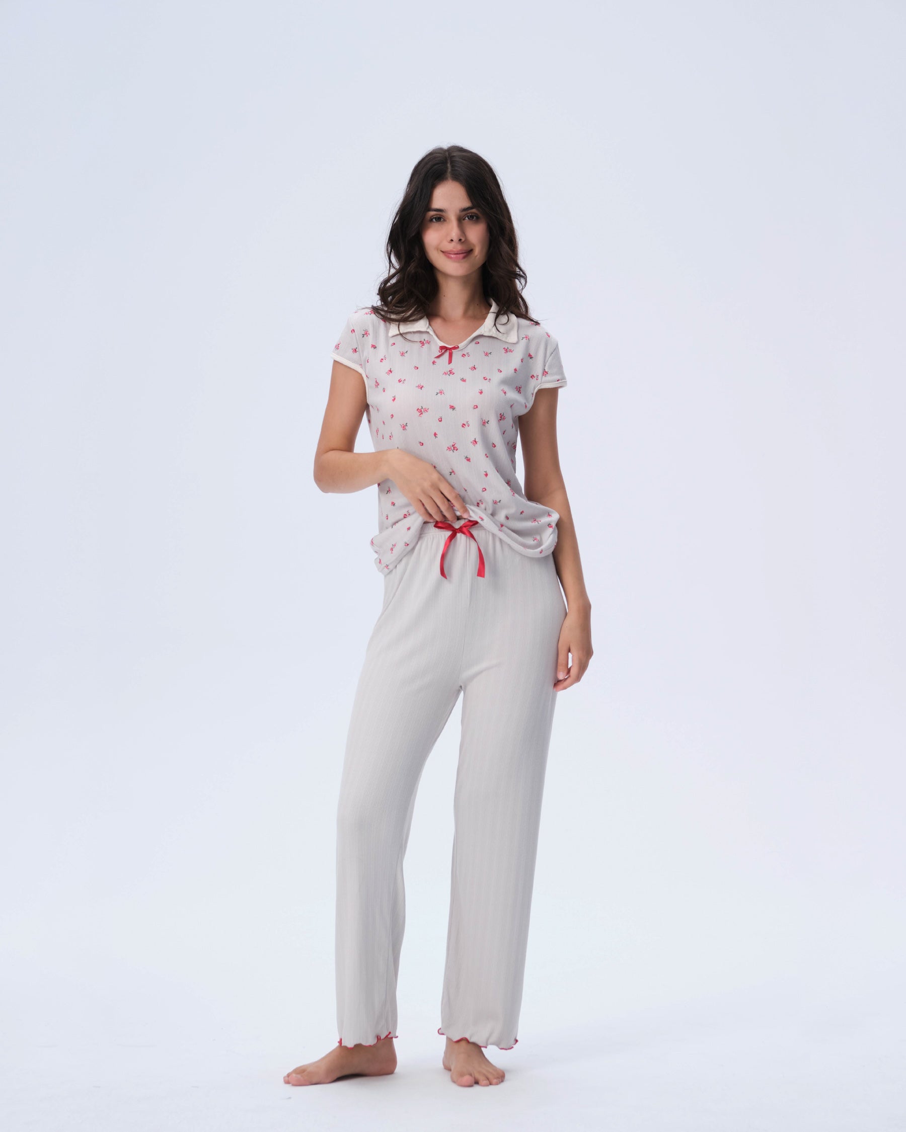 بيجامة نسائية - قطعتين (M-2XL)