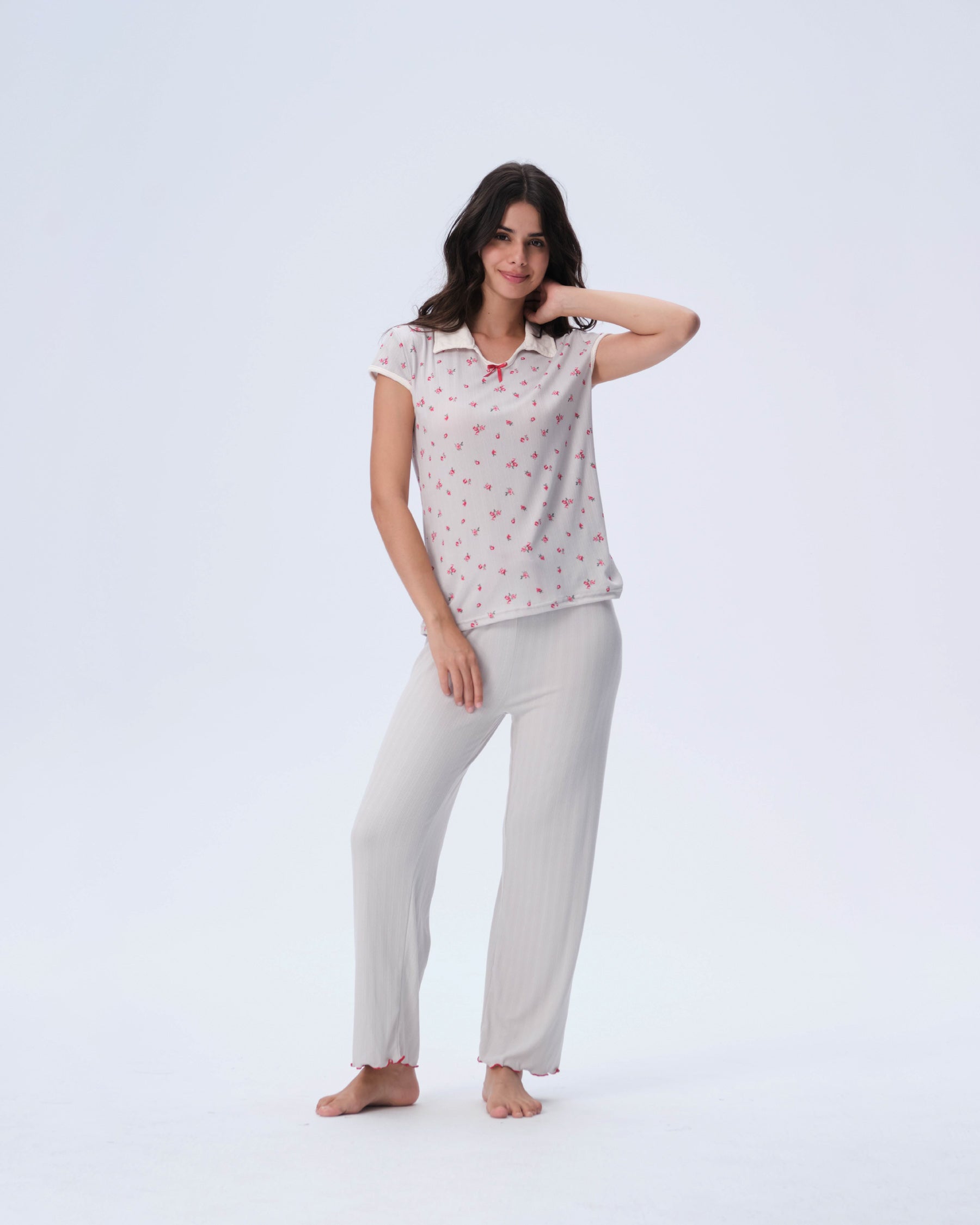 بيجامة نسائية - قطعتين (M-2XL)
