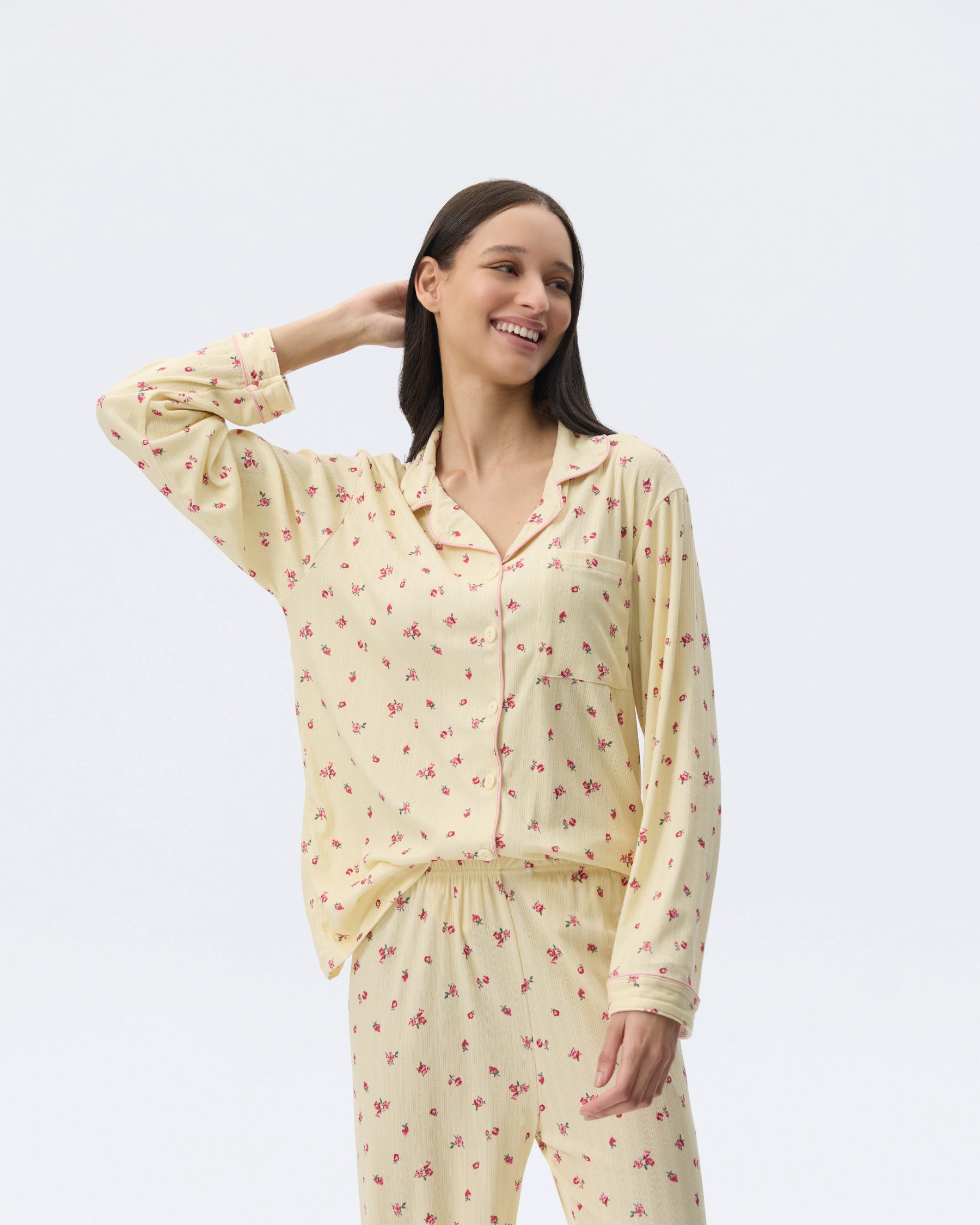 بيجامة نسائية - قطعتين (M-2XL)