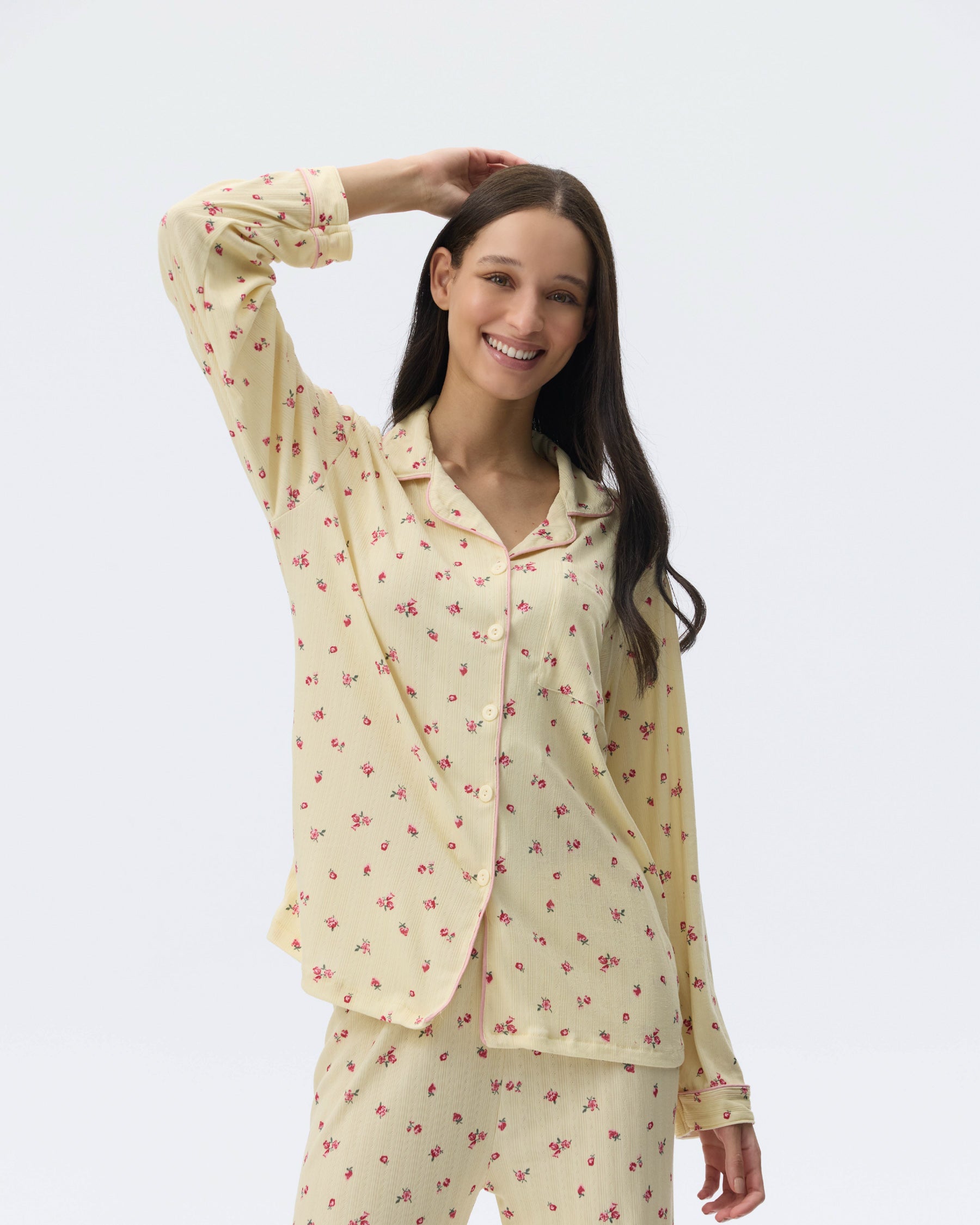 بيجامة نسائية - قطعتين (M-2XL)