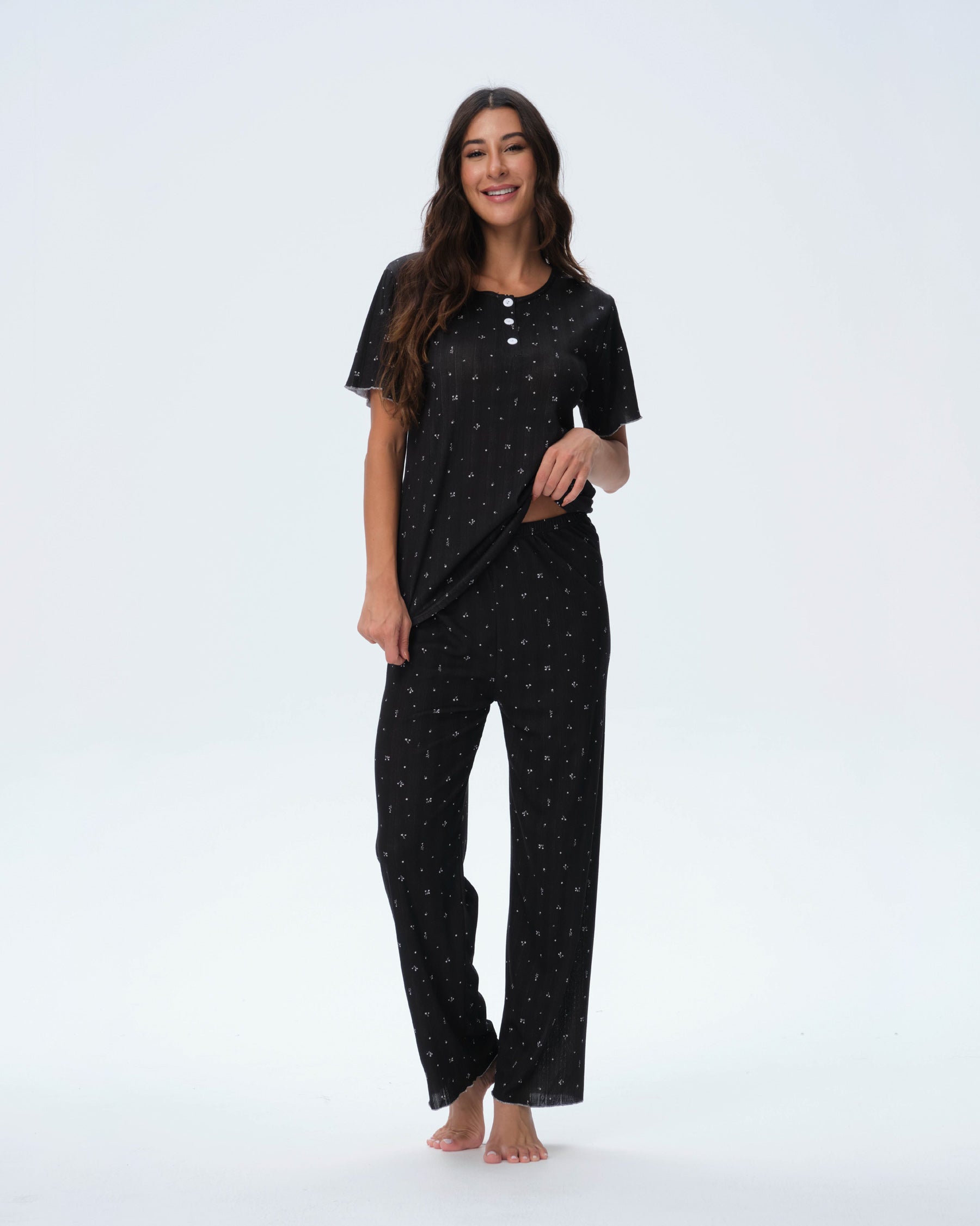بيجامة نسائية - قطعتين (3XL-6XL)