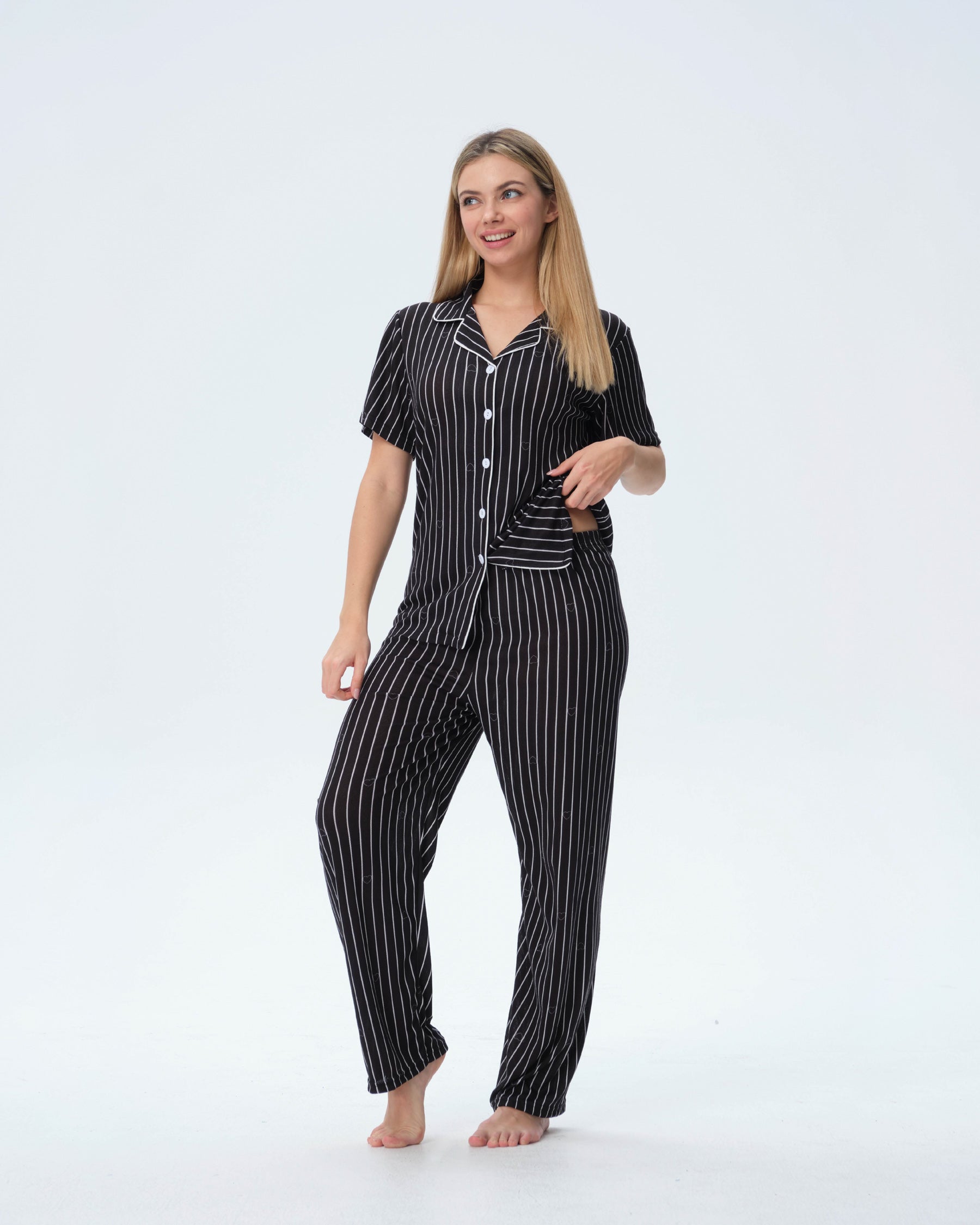 بيجامة نسائية - قطعتين (3XL-6XL)