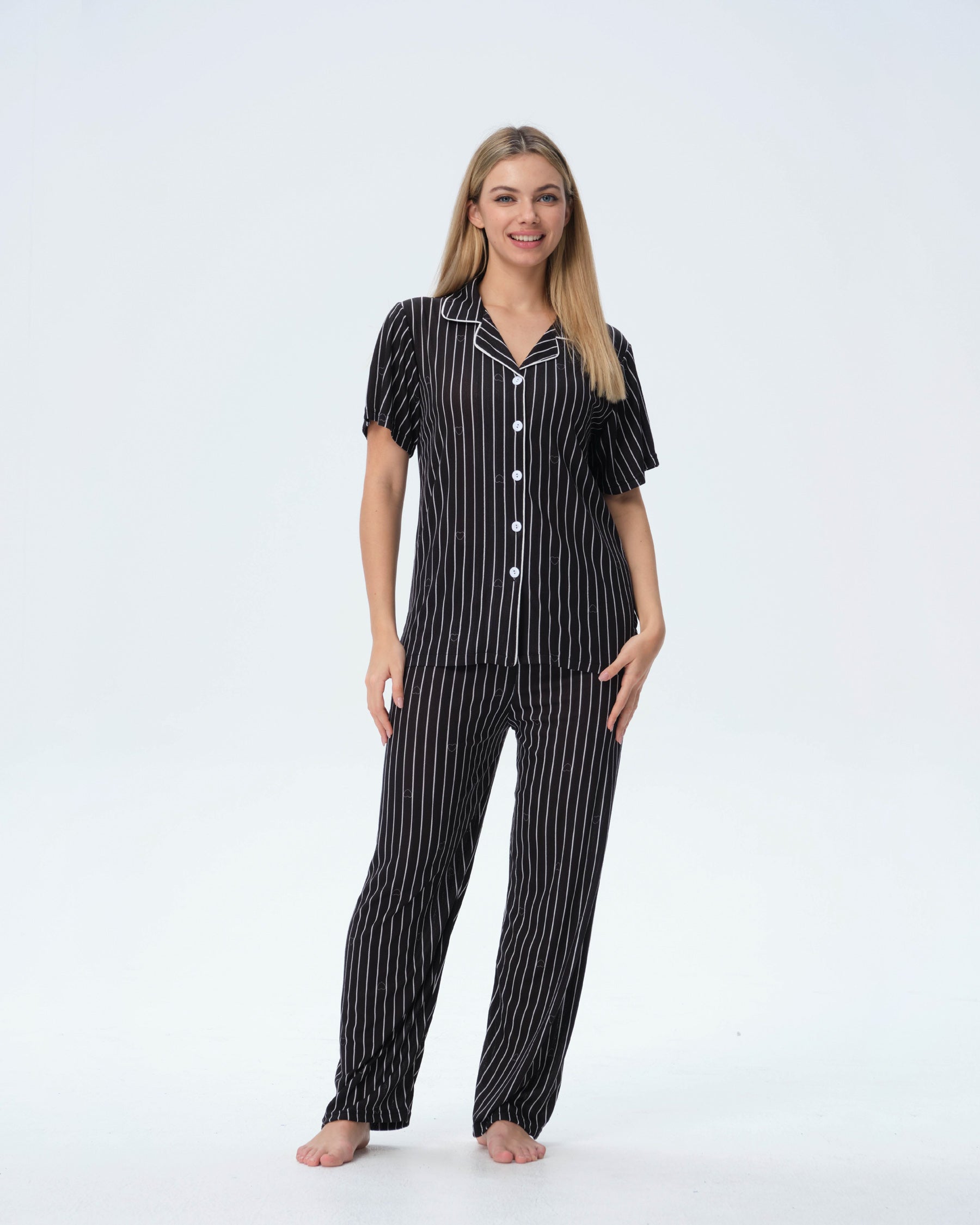 بيجامة نسائية - قطعتين (3XL-6XL)