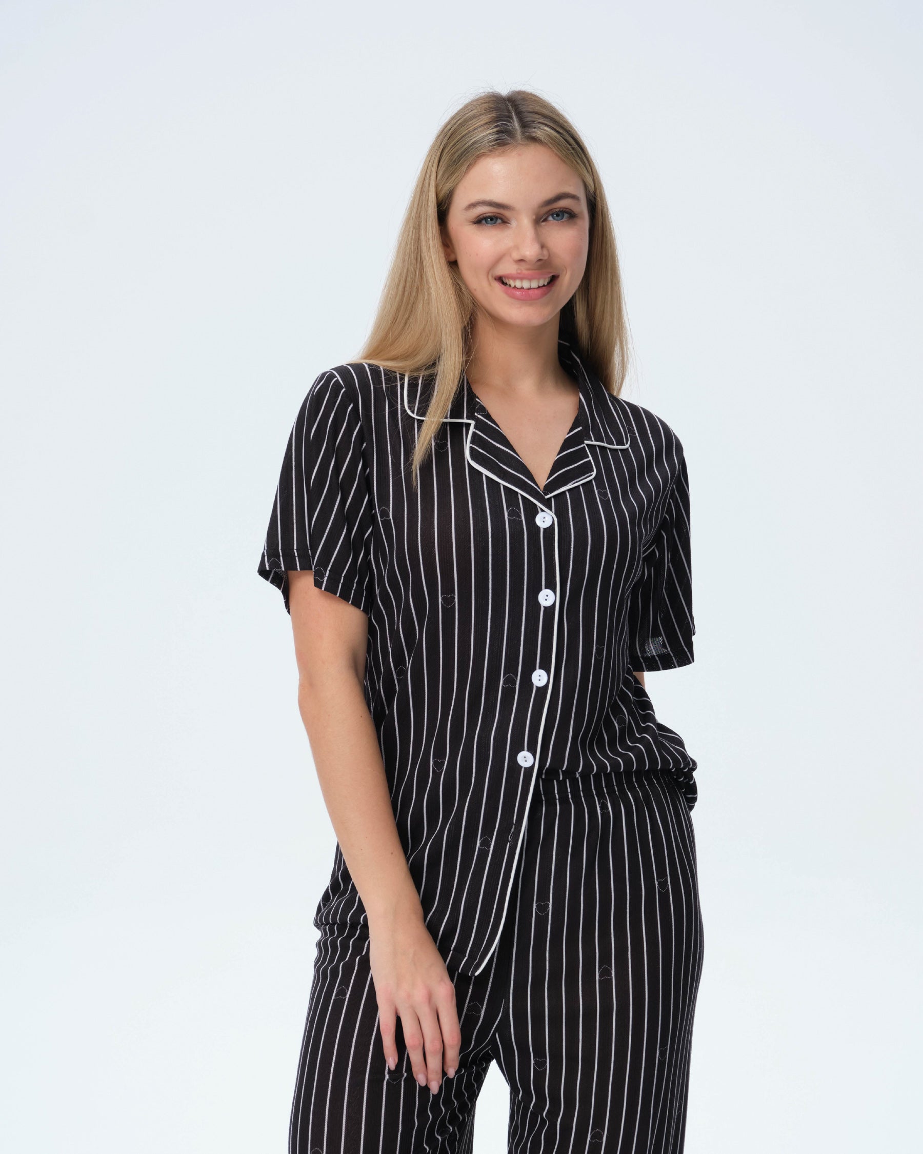 بيجامة نسائية - قطعتين (3XL-6XL)