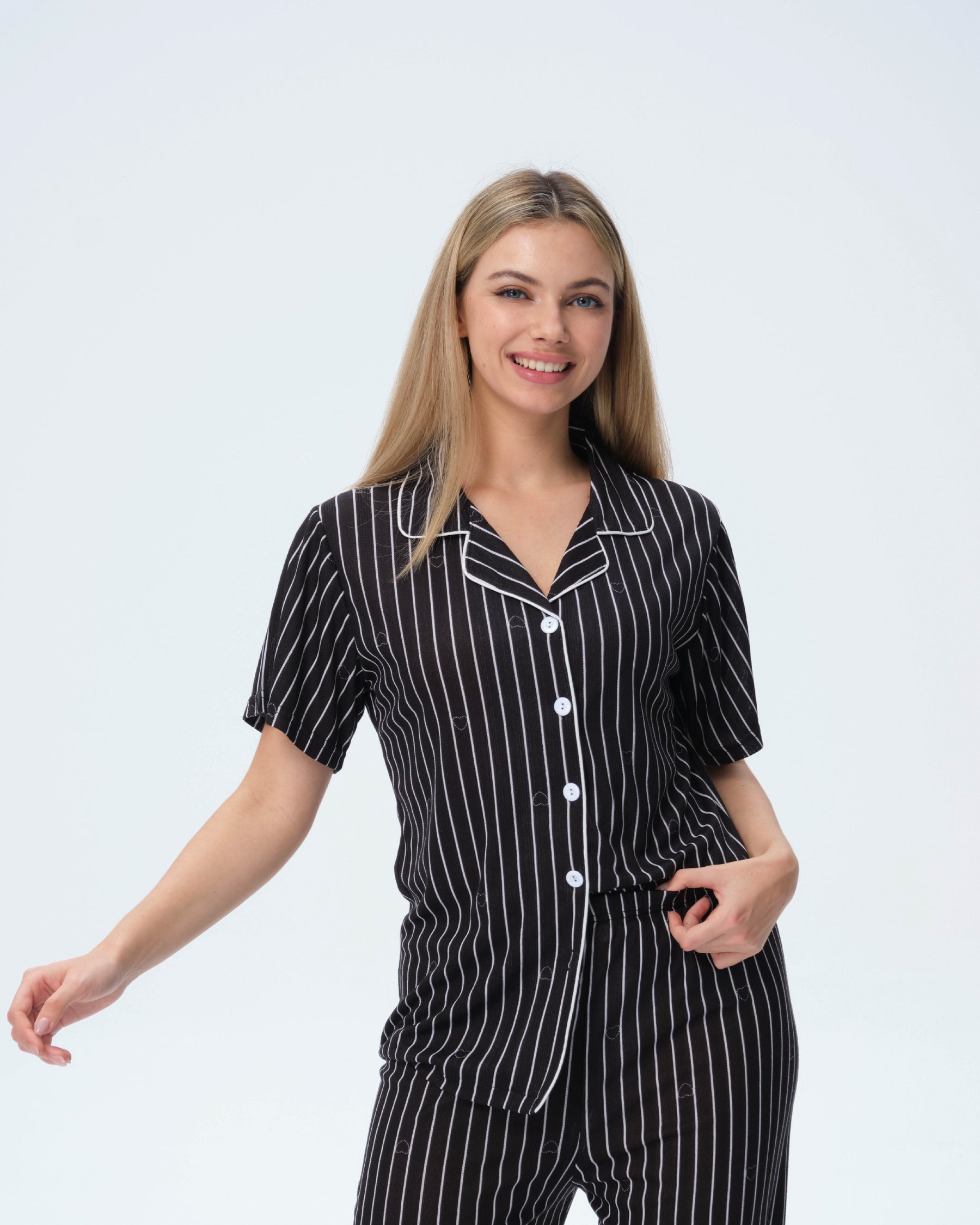 بيجامة نسائية - قطعتين (3XL-6XL)