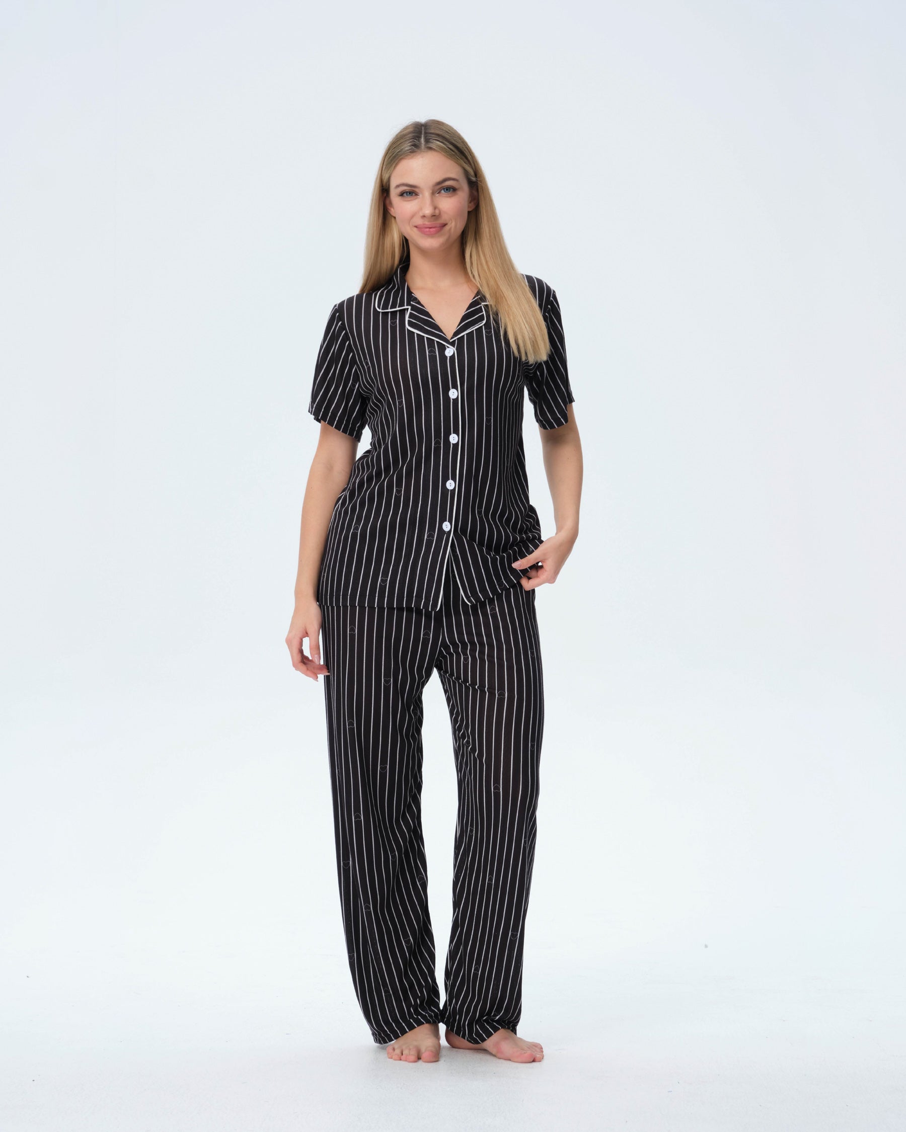 بيجامة نسائية - قطعتين (3XL-6XL)