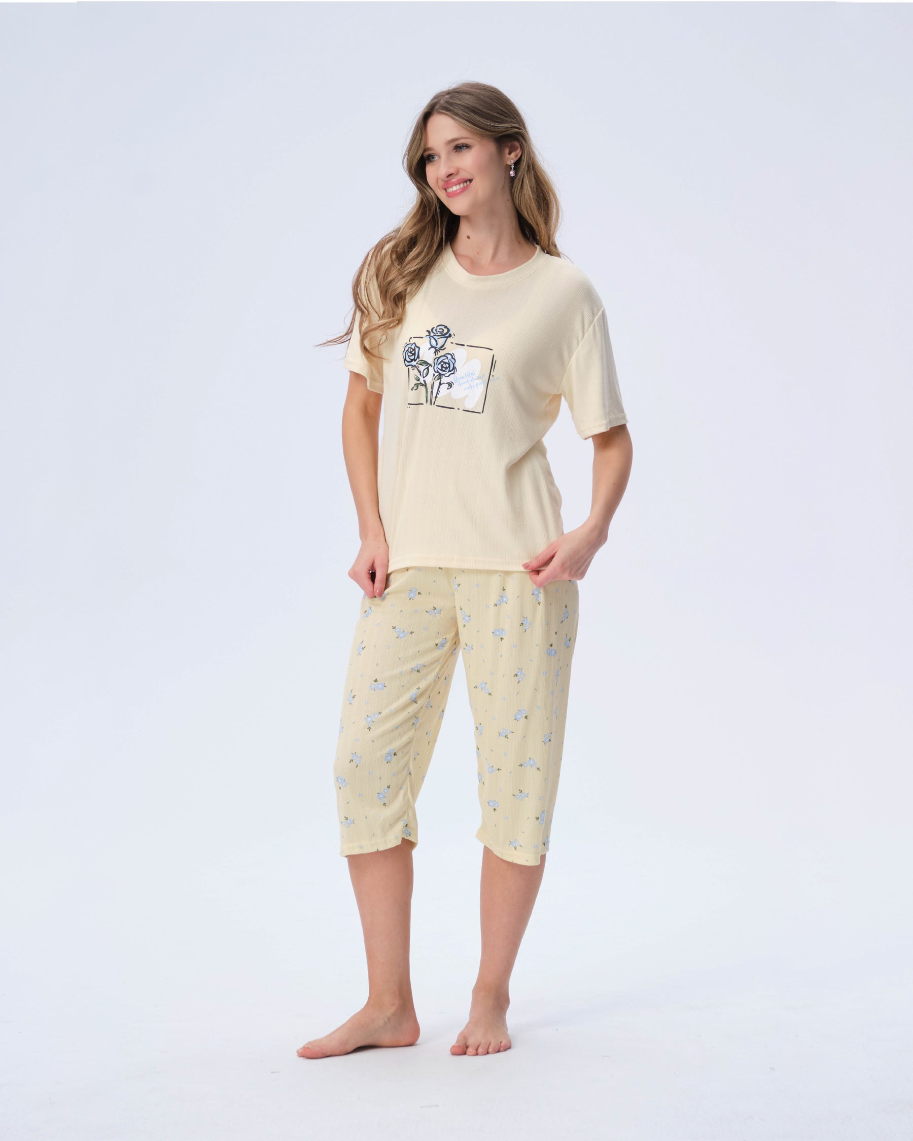 بيجامة نسائية - قطعتين (3XL-6XL)