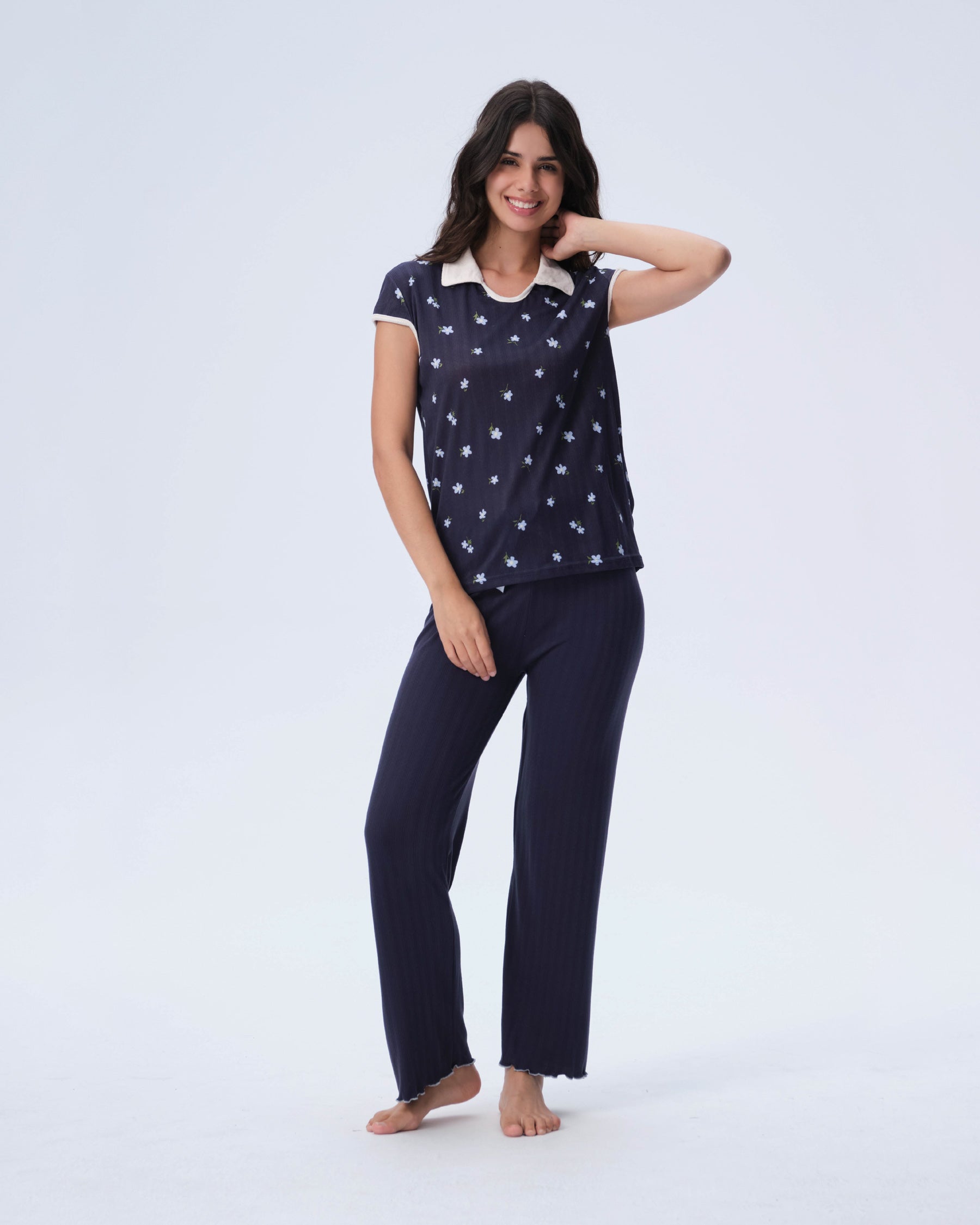 بيجامة نسائية - قطعتين (3XL-6XL)