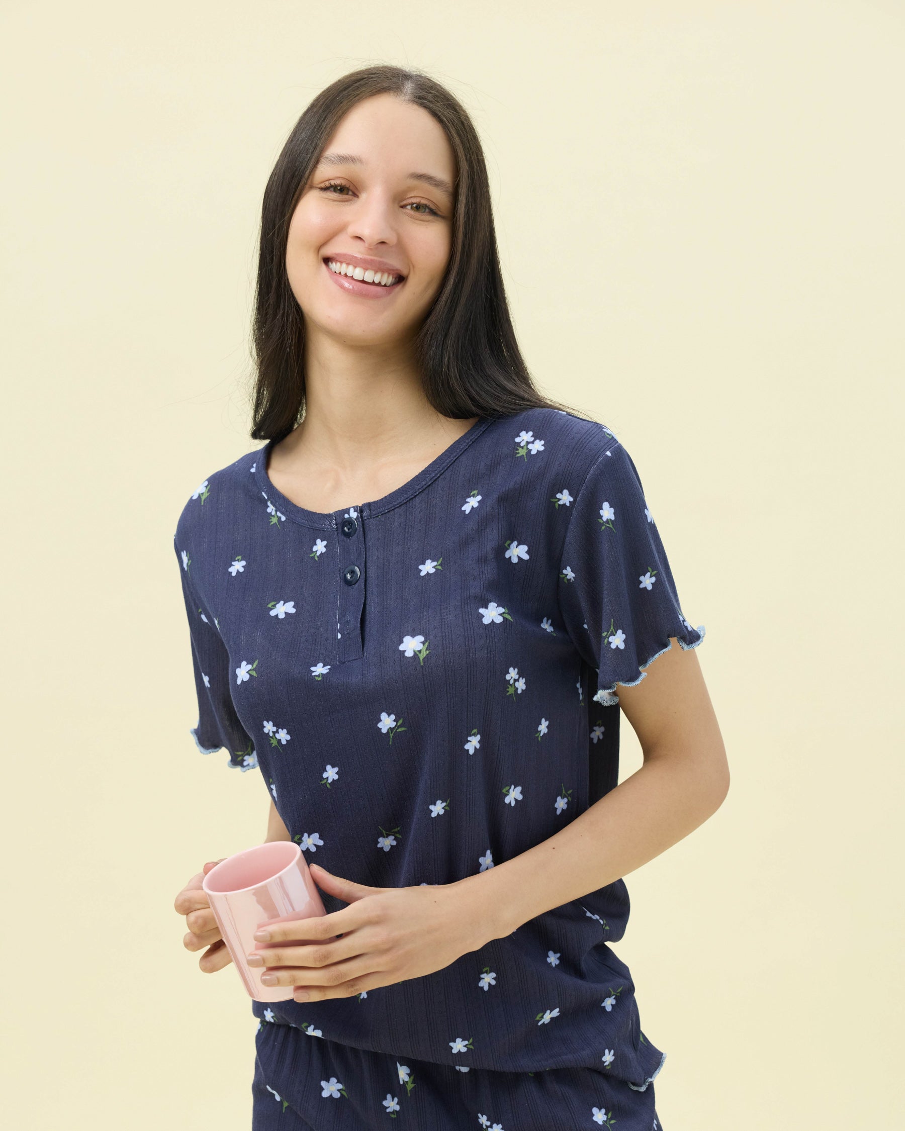 بيجامة نسائية - قطعتين (3XL-6XL)
