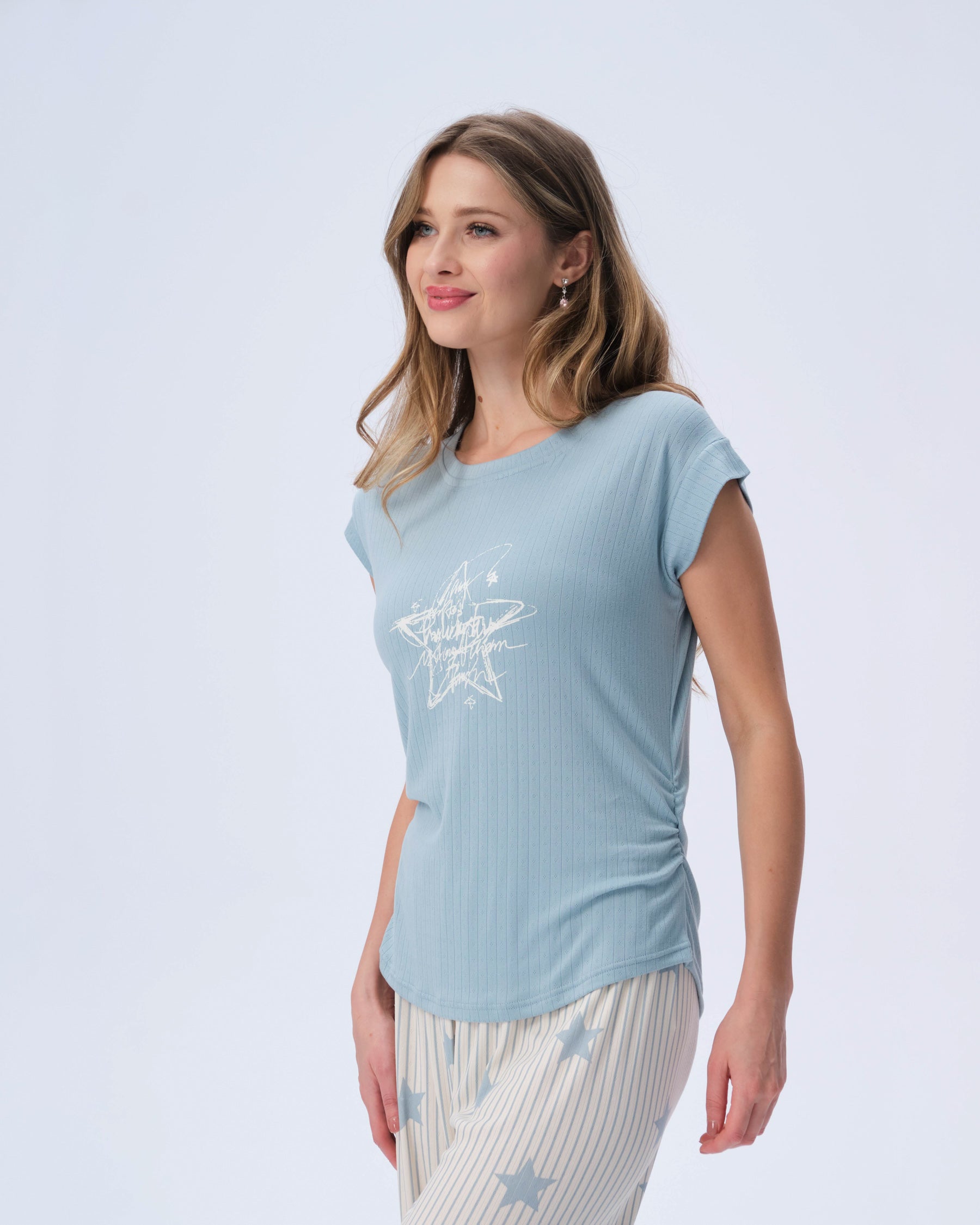 بيجامة نسائية - قطعتين (M-2XL)