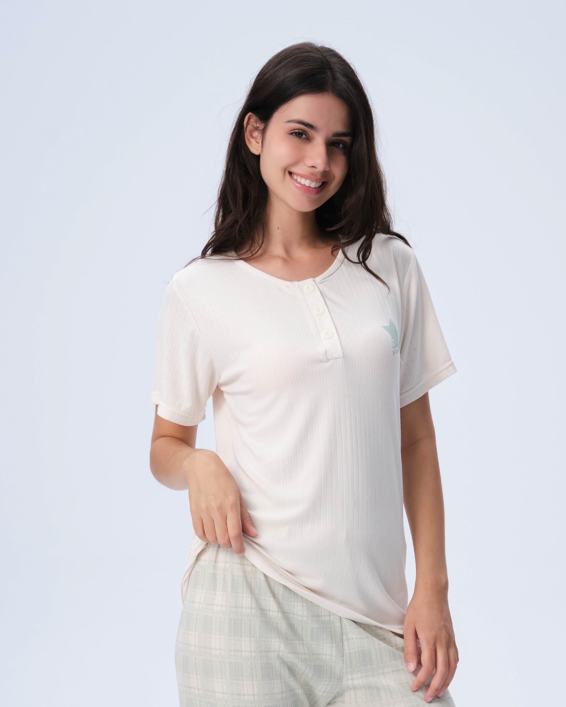 بيجامة نسائية - 3 قطع (M-2XL)