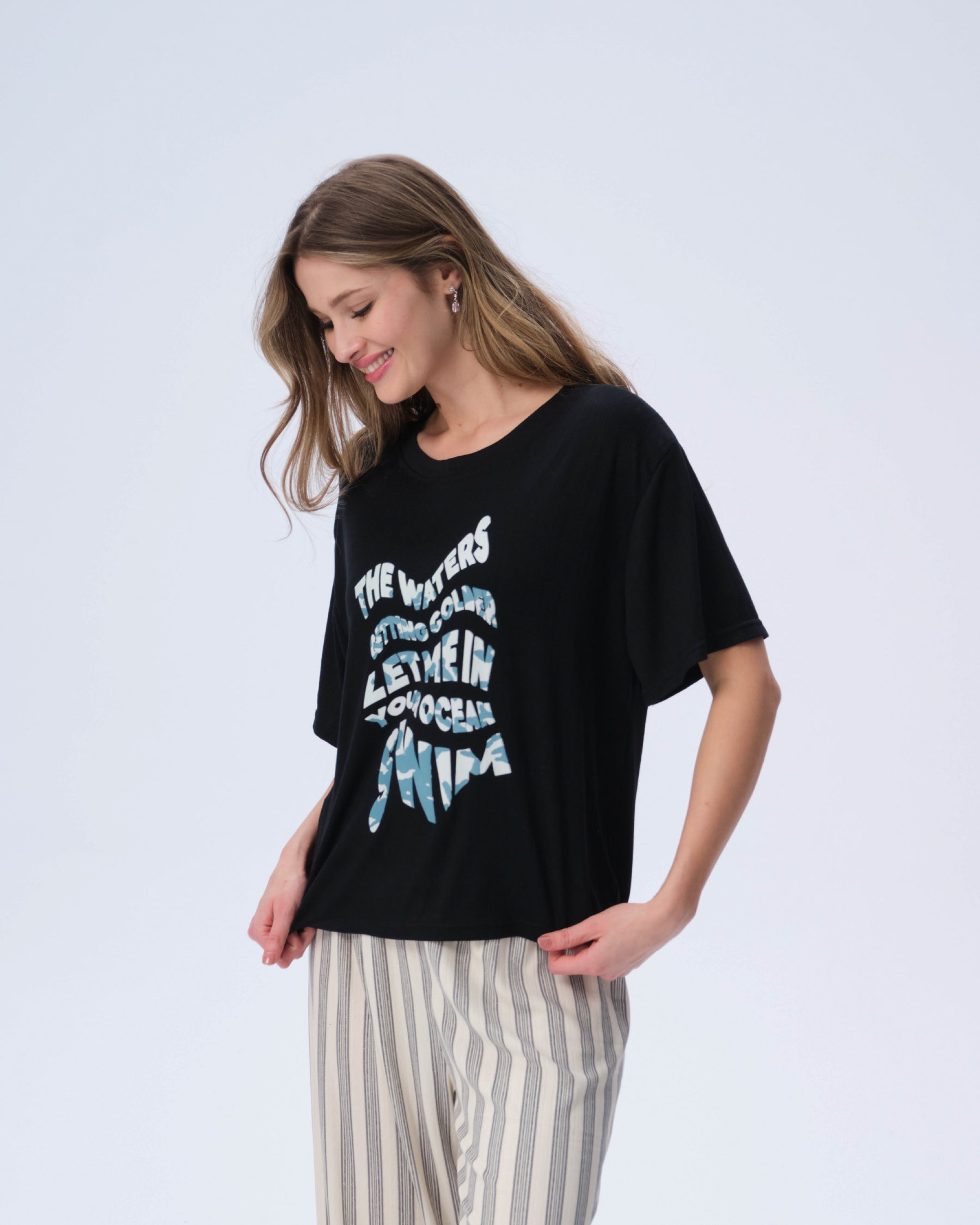 بيجامة نسائية - قطعتين (3XL-6XL)