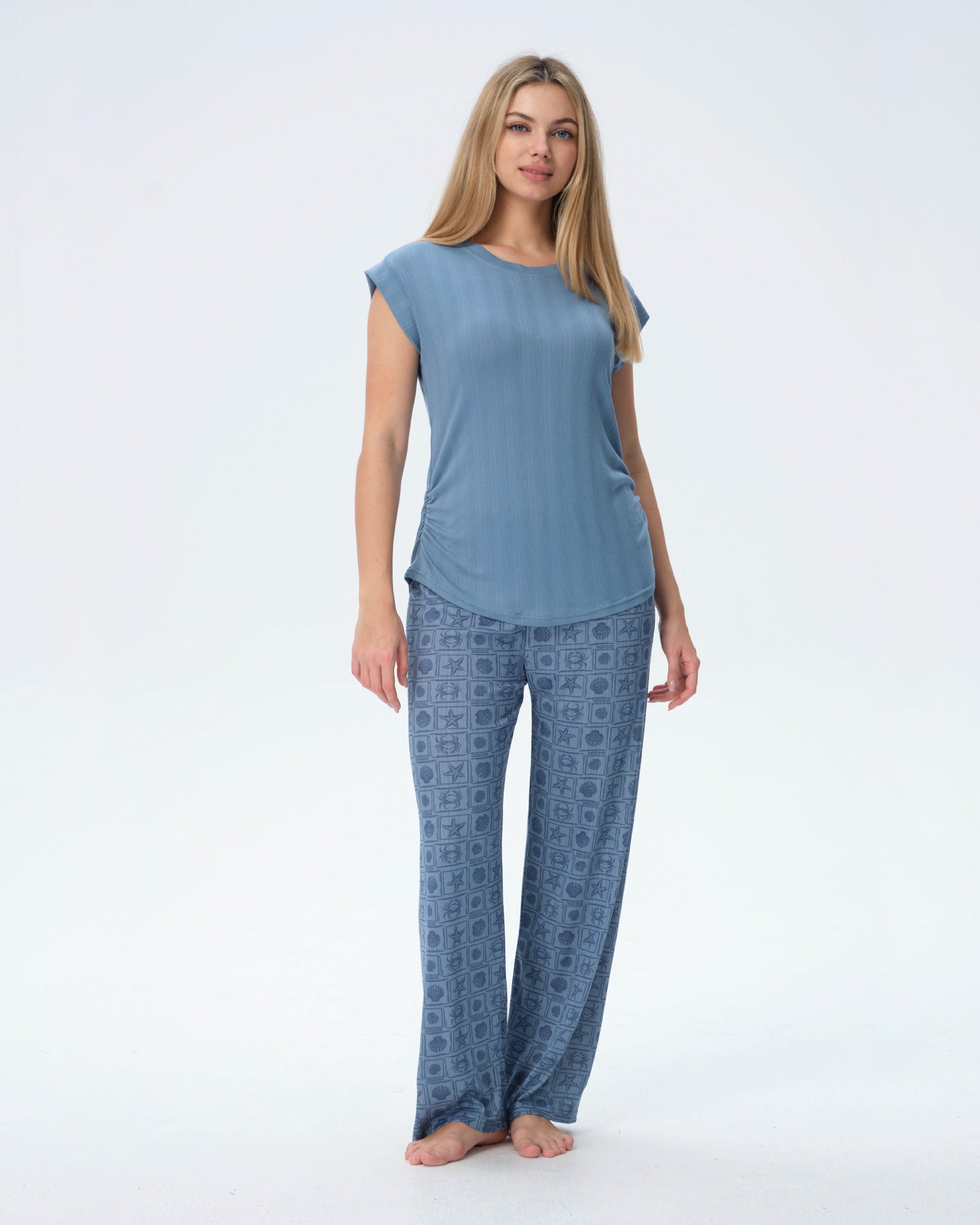بيجامة نسائية - قطعتين (3XL-6XL)