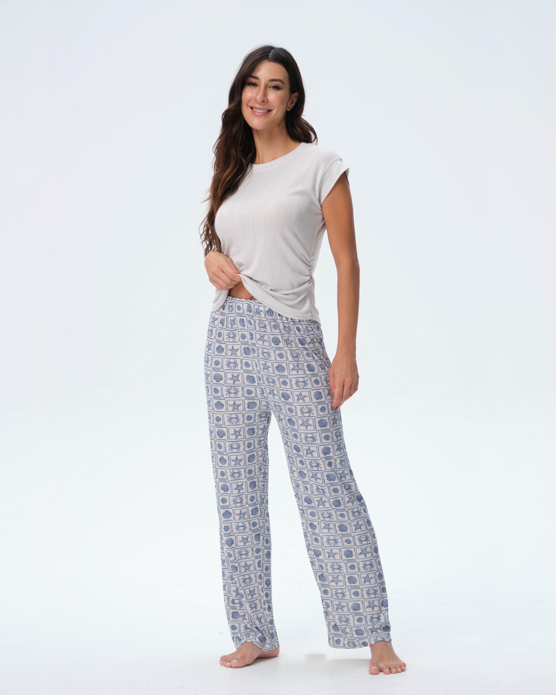 بيجامة نسائية - قطعتين (3XL-6XL)