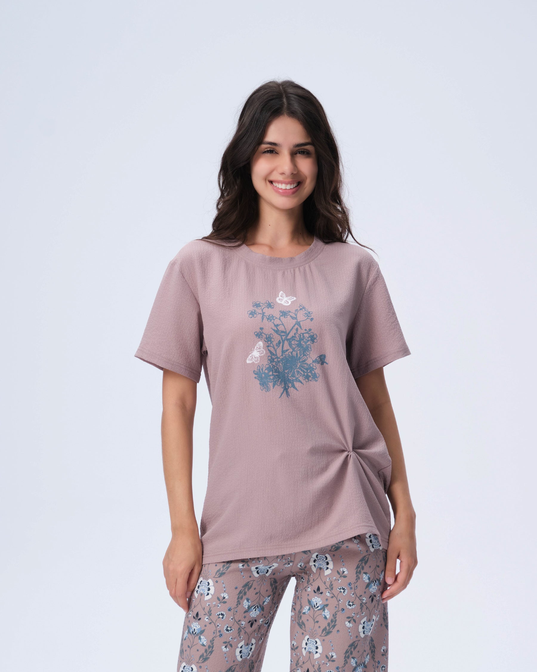 بيجامة نسائية - قطعتين (3XL-6XL)