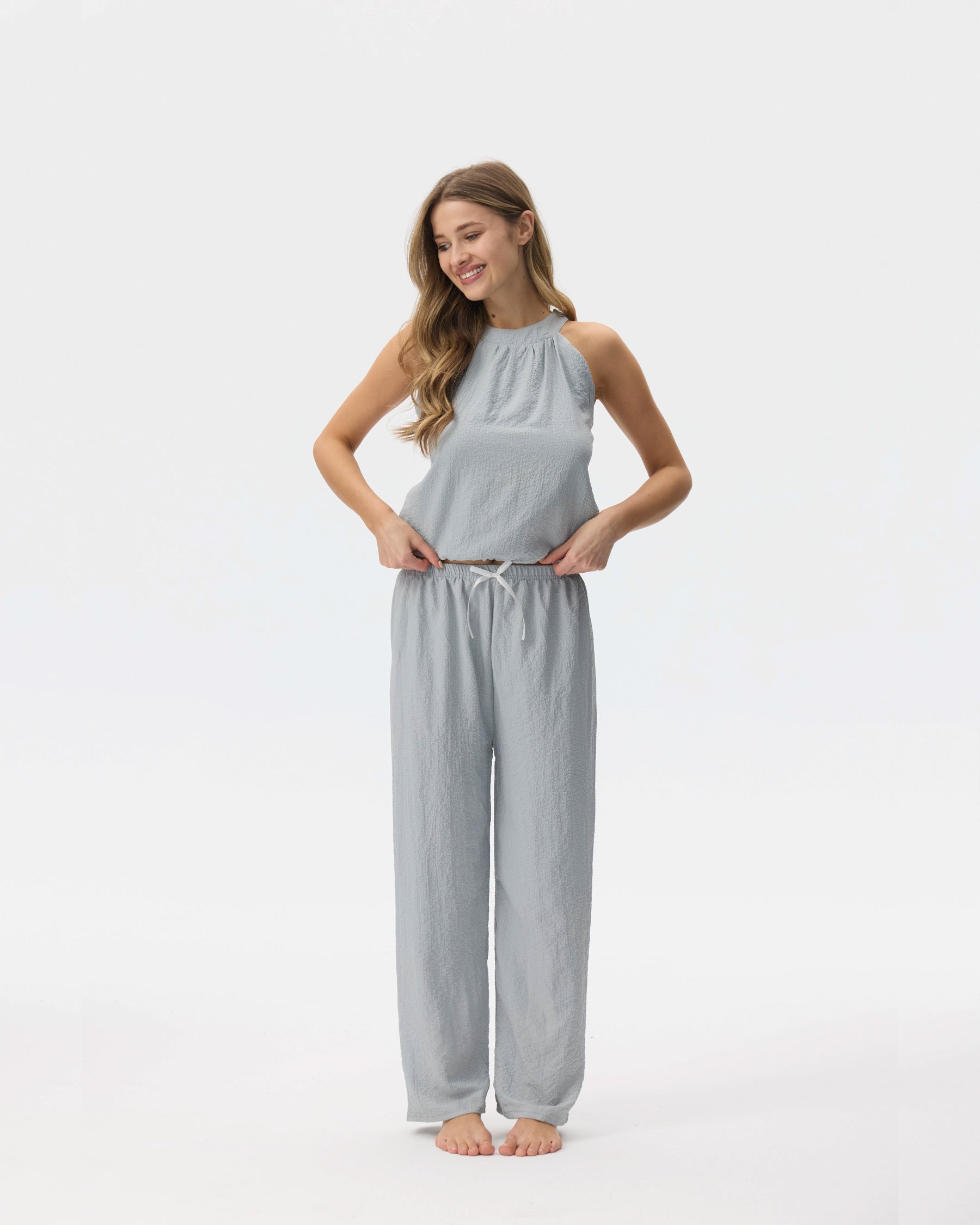 بيجامة نسائية - قطعتين (M-2XL)