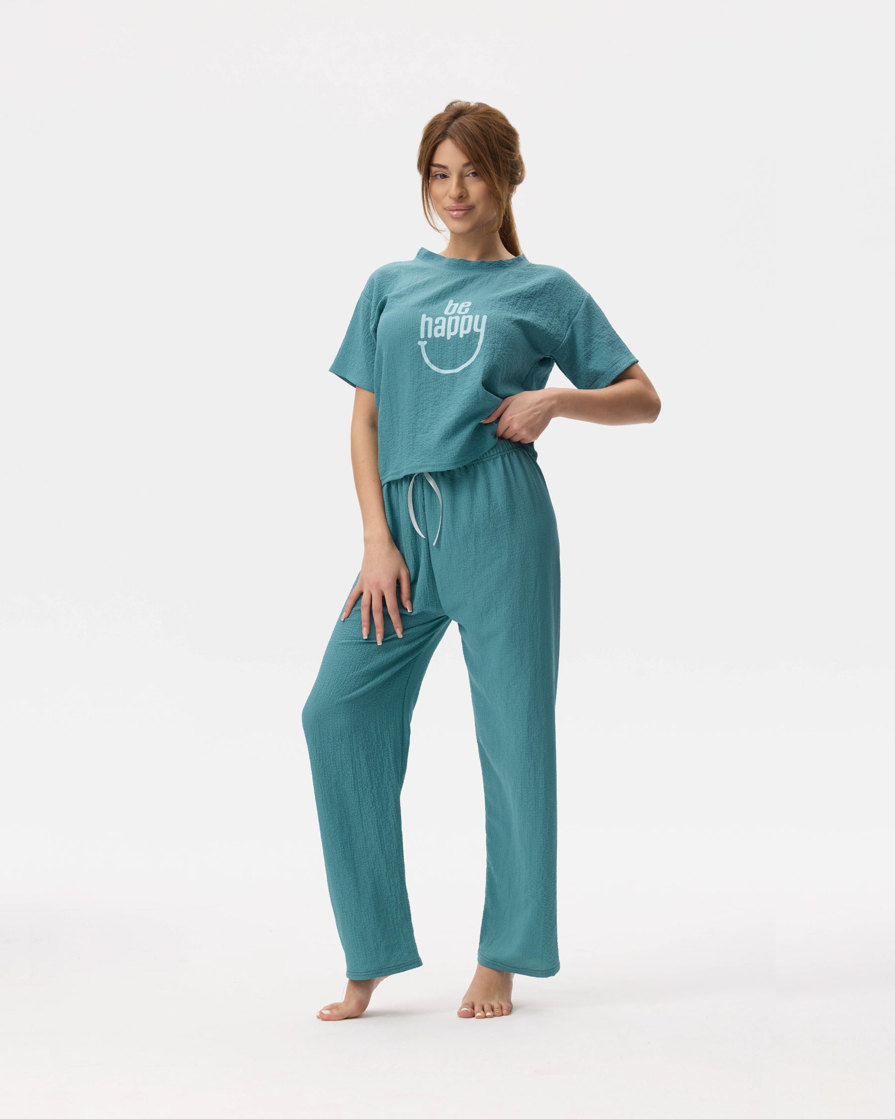 بيجامة نسائية - قطعتين (3XL-6XL)