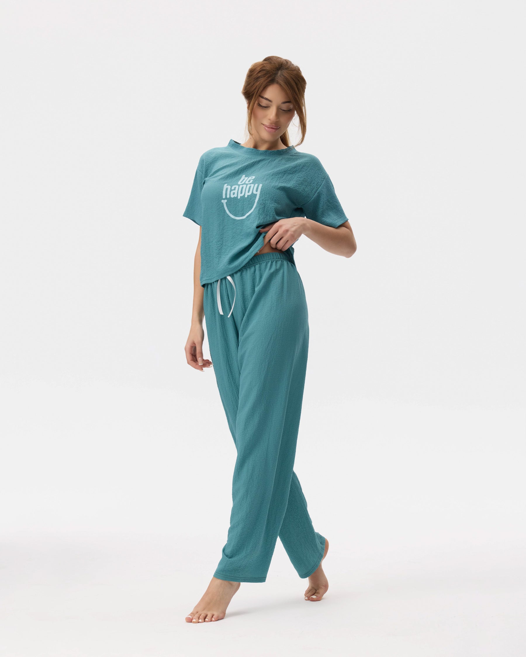 بيجامة نسائية - قطعتين (3XL-6XL)