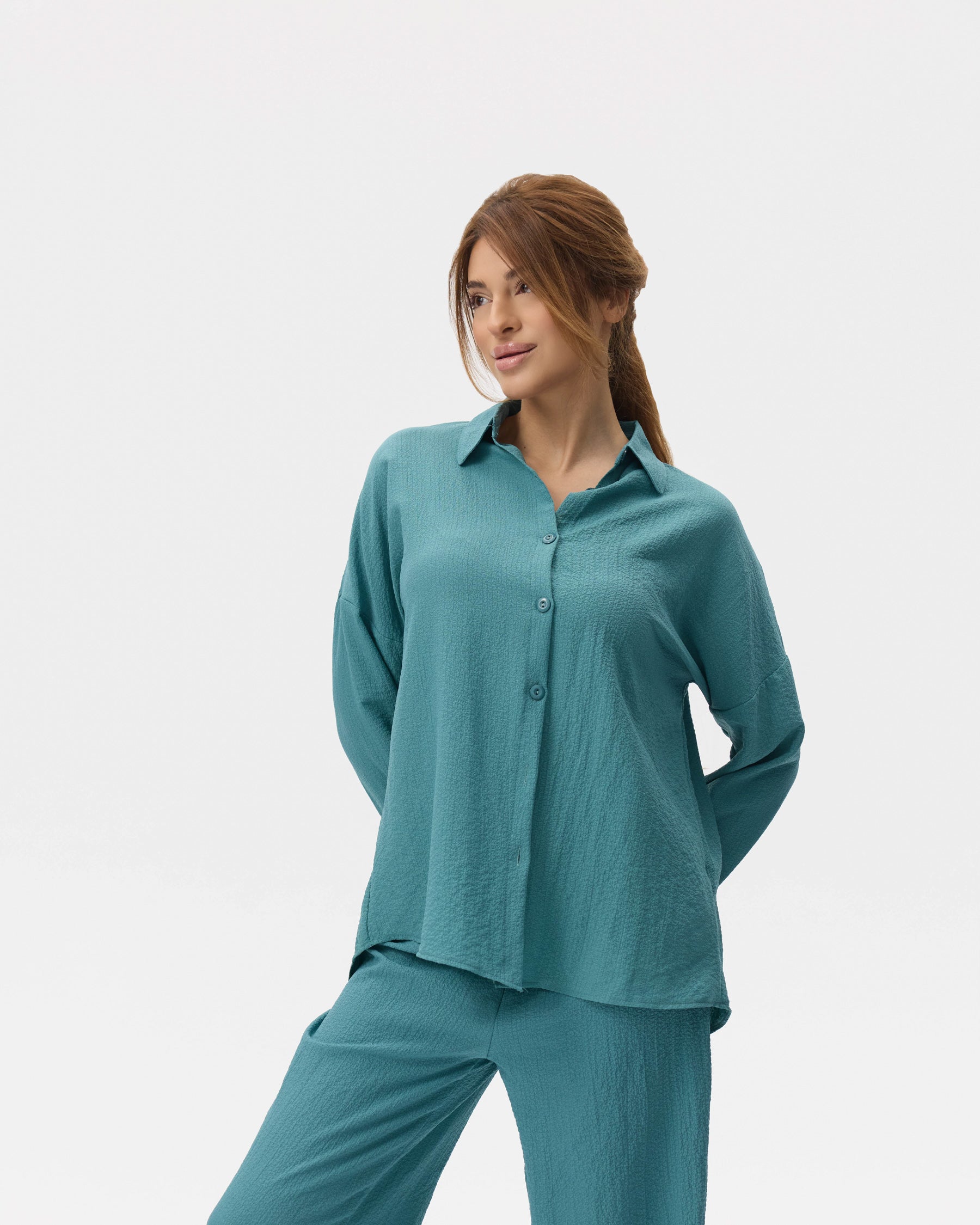 بيجامة نسائية - قطعتين (M-2XL)