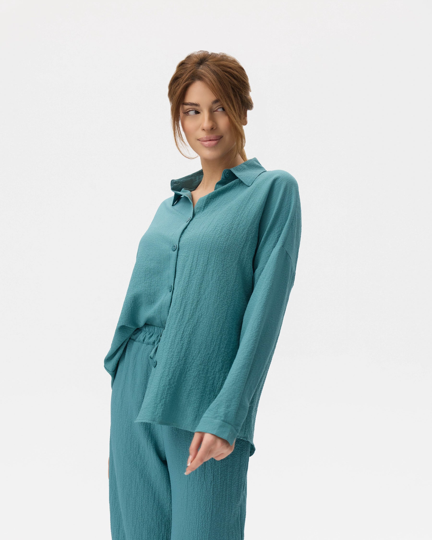 بيجامة نسائية - قطعتين (M-2XL)