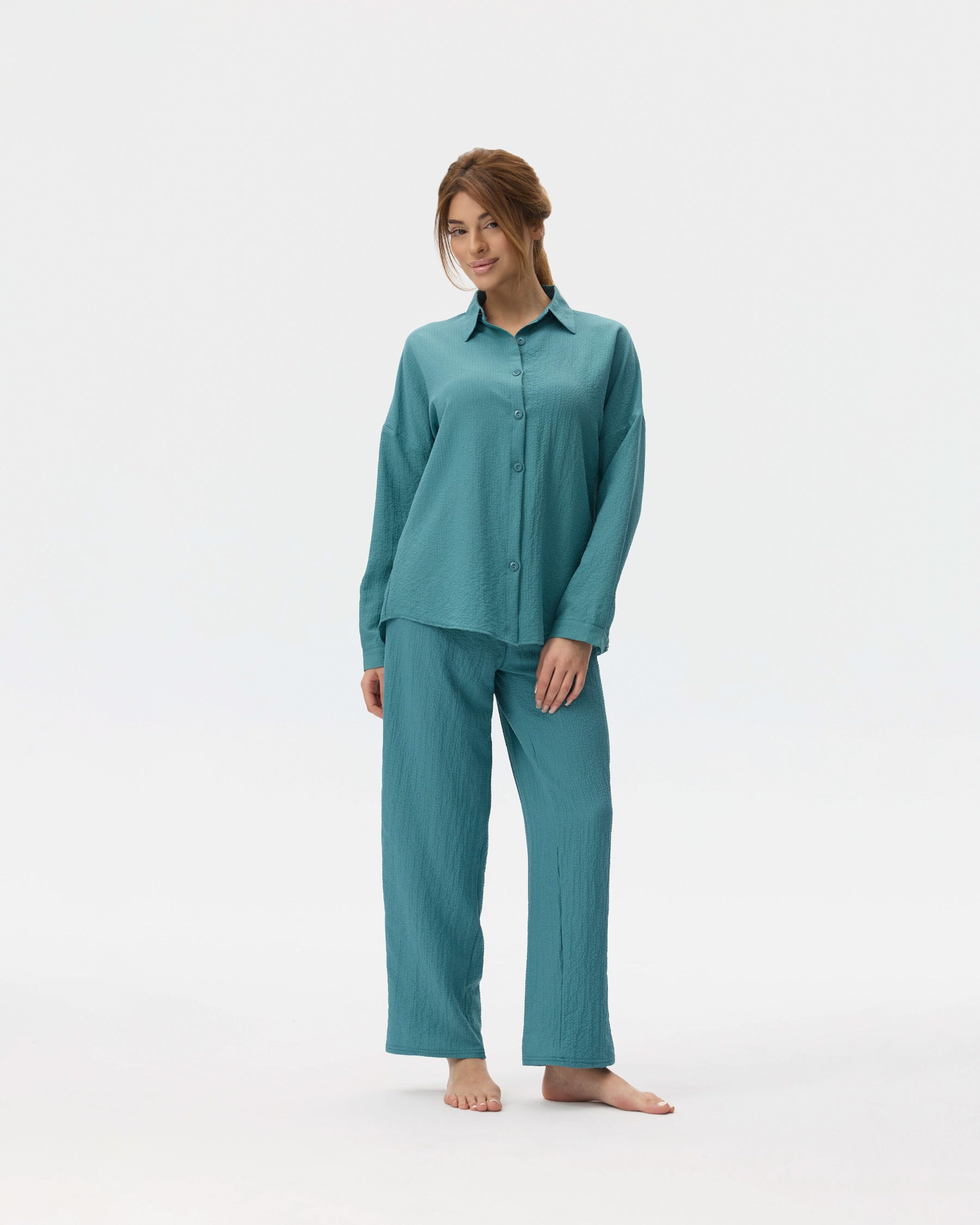 بيجامة نسائية - قطعتين (M-2XL)