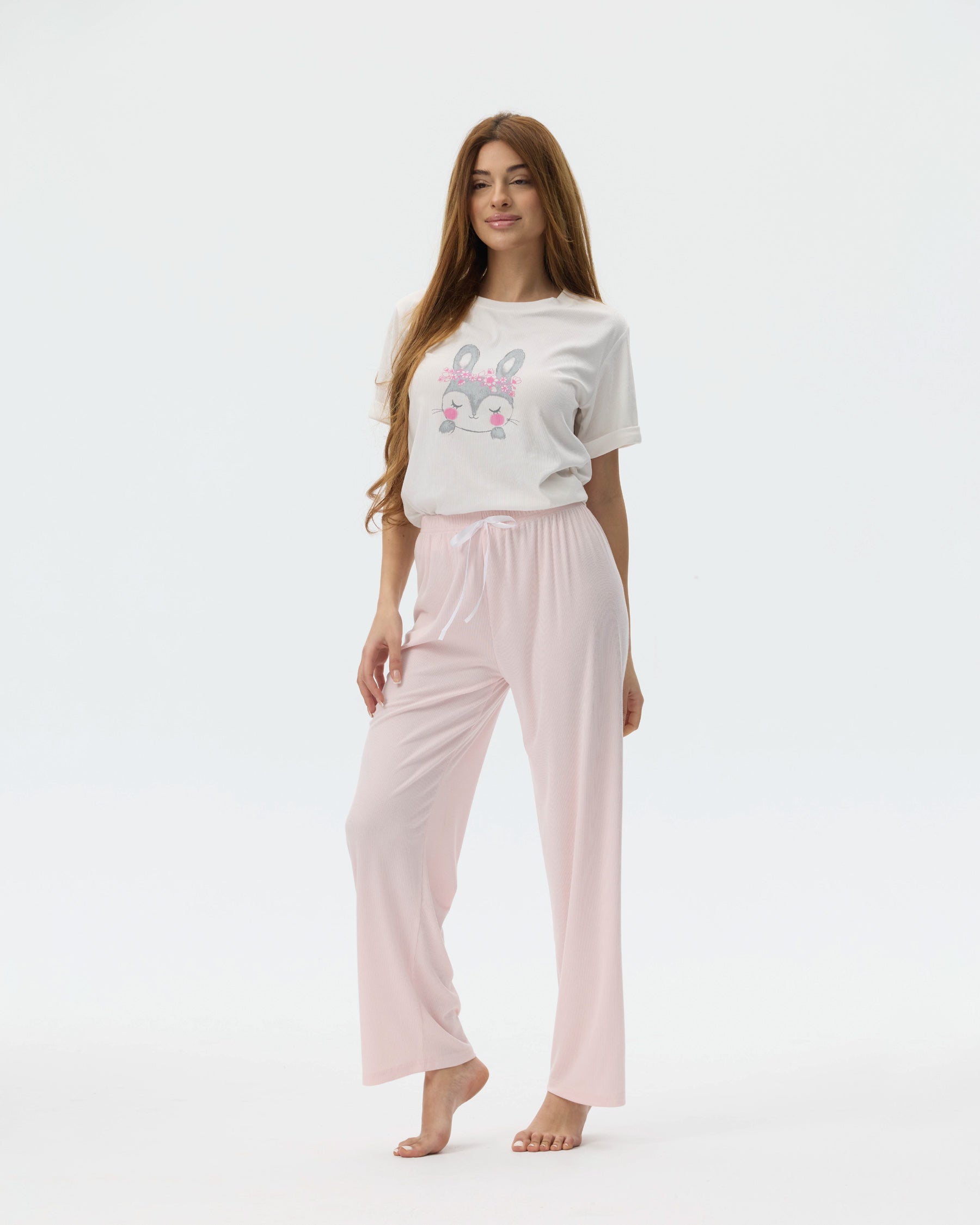 بيجامة نسائية - قطعتين (3XL-6XL)