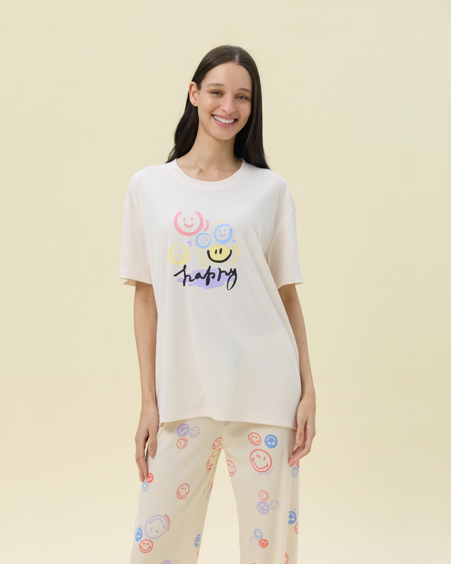 بيجامة نسائية - قطعتين (3XL-6XL)