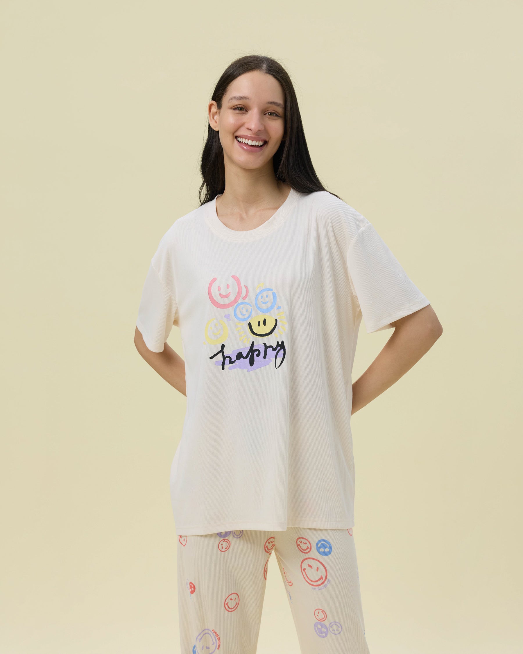 بيجامة نسائية - قطعتين (3XL-6XL)