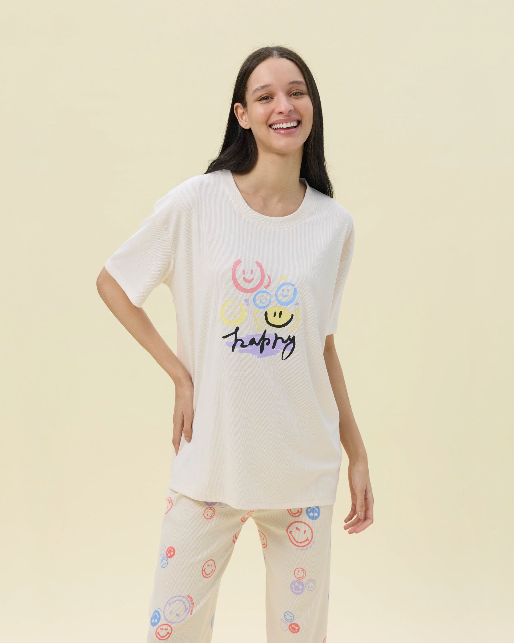 بيجامة نسائية - قطعتين (3XL-6XL)