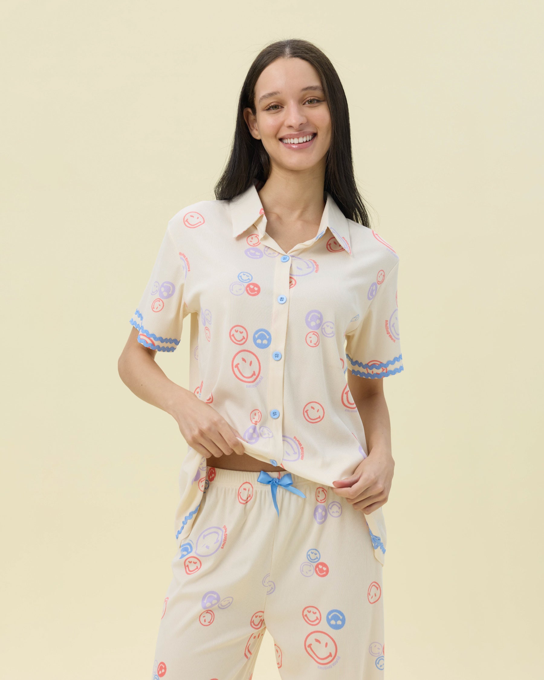 بيجامة نسائية - قطعتين (3XL-6XL)