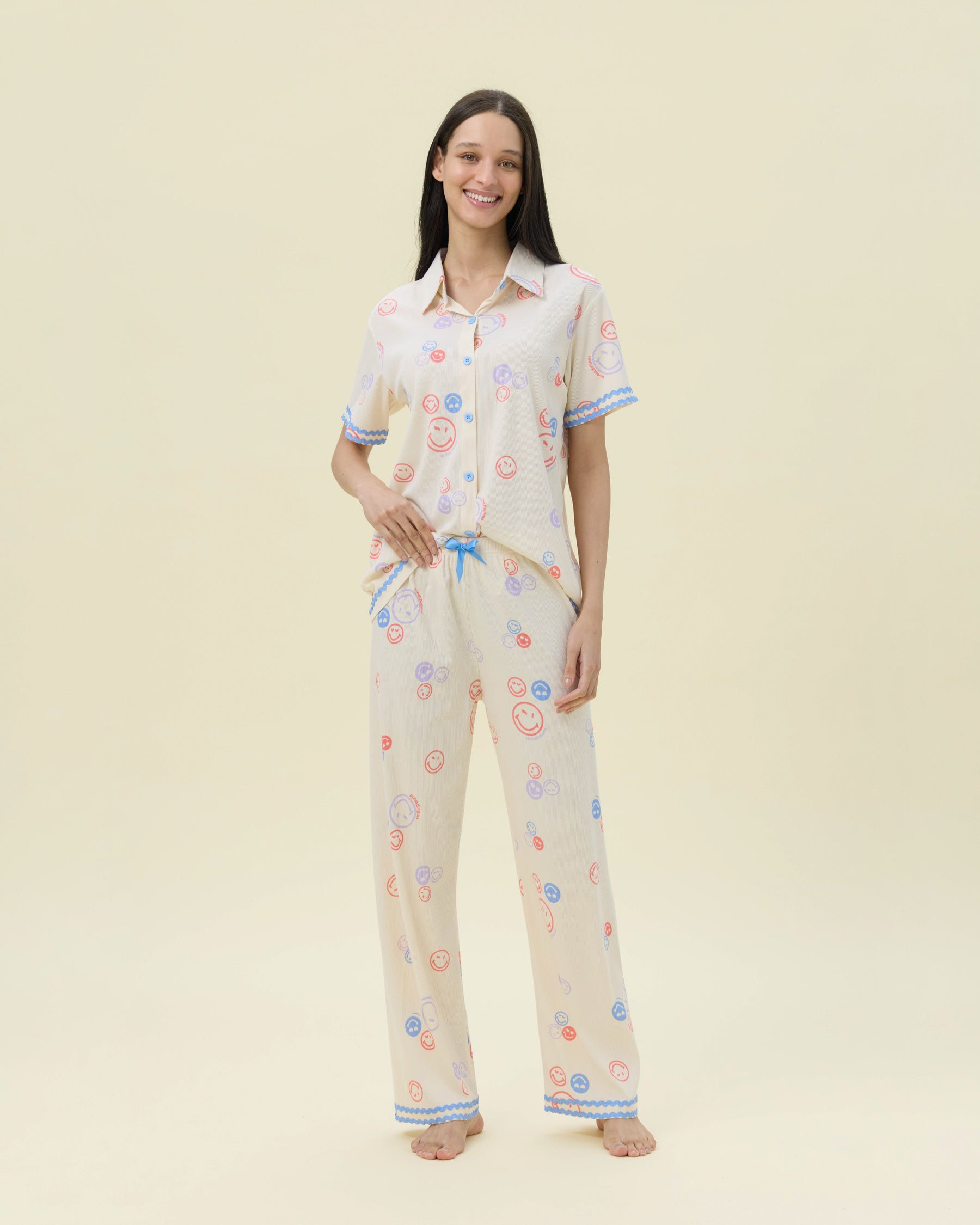 بيجامة نسائية - قطعتين (3XL-6XL)