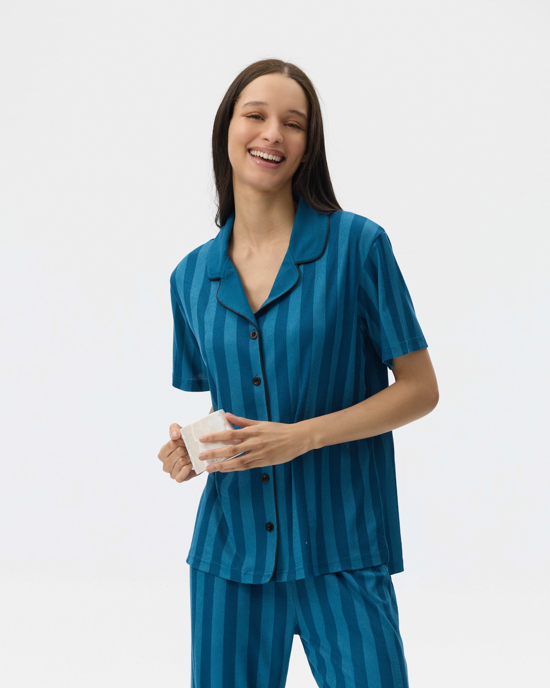 بيجامة نسائية - قطعتين (M-2XL)