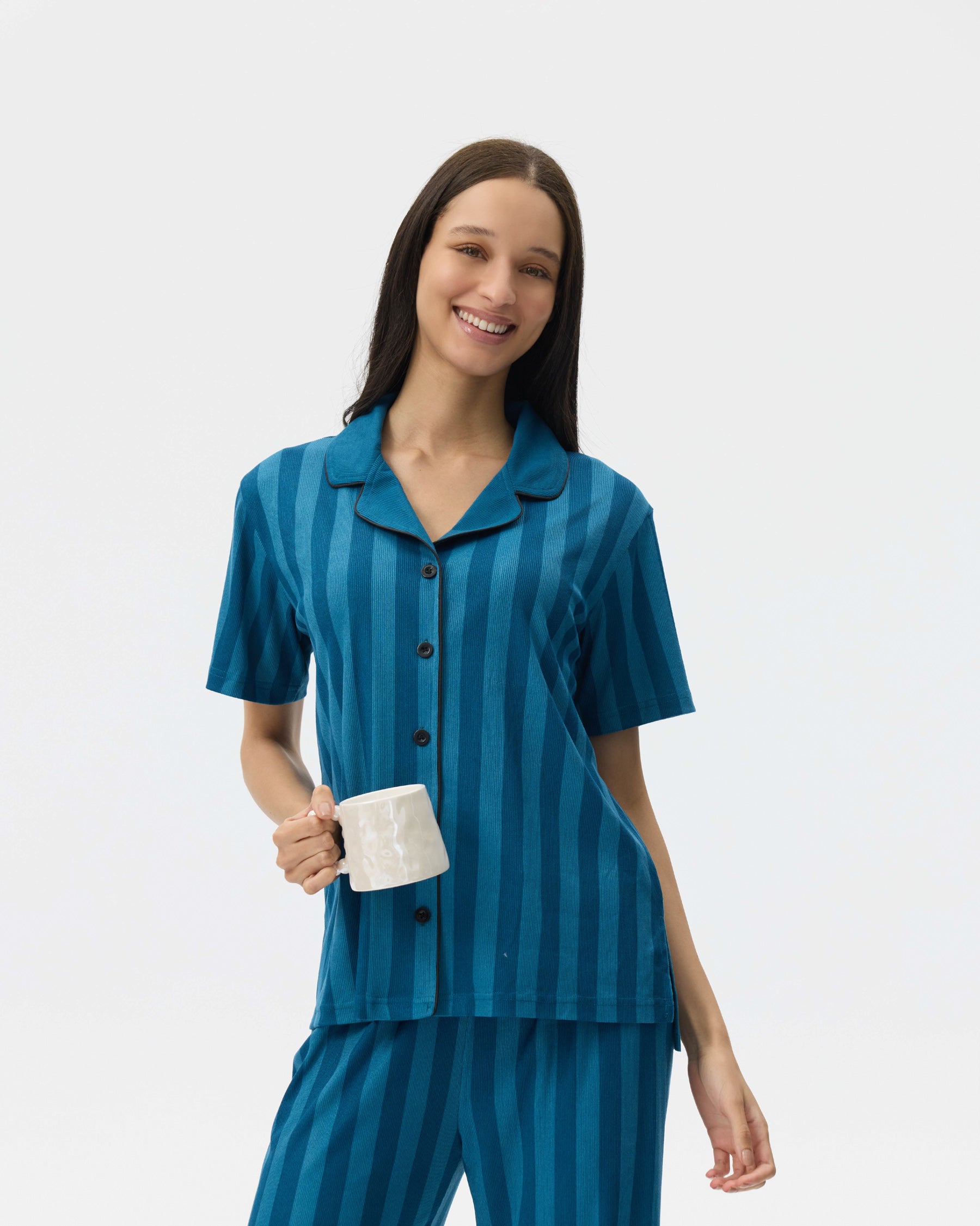 بيجامة نسائية - قطعتين (3XL-6XL)