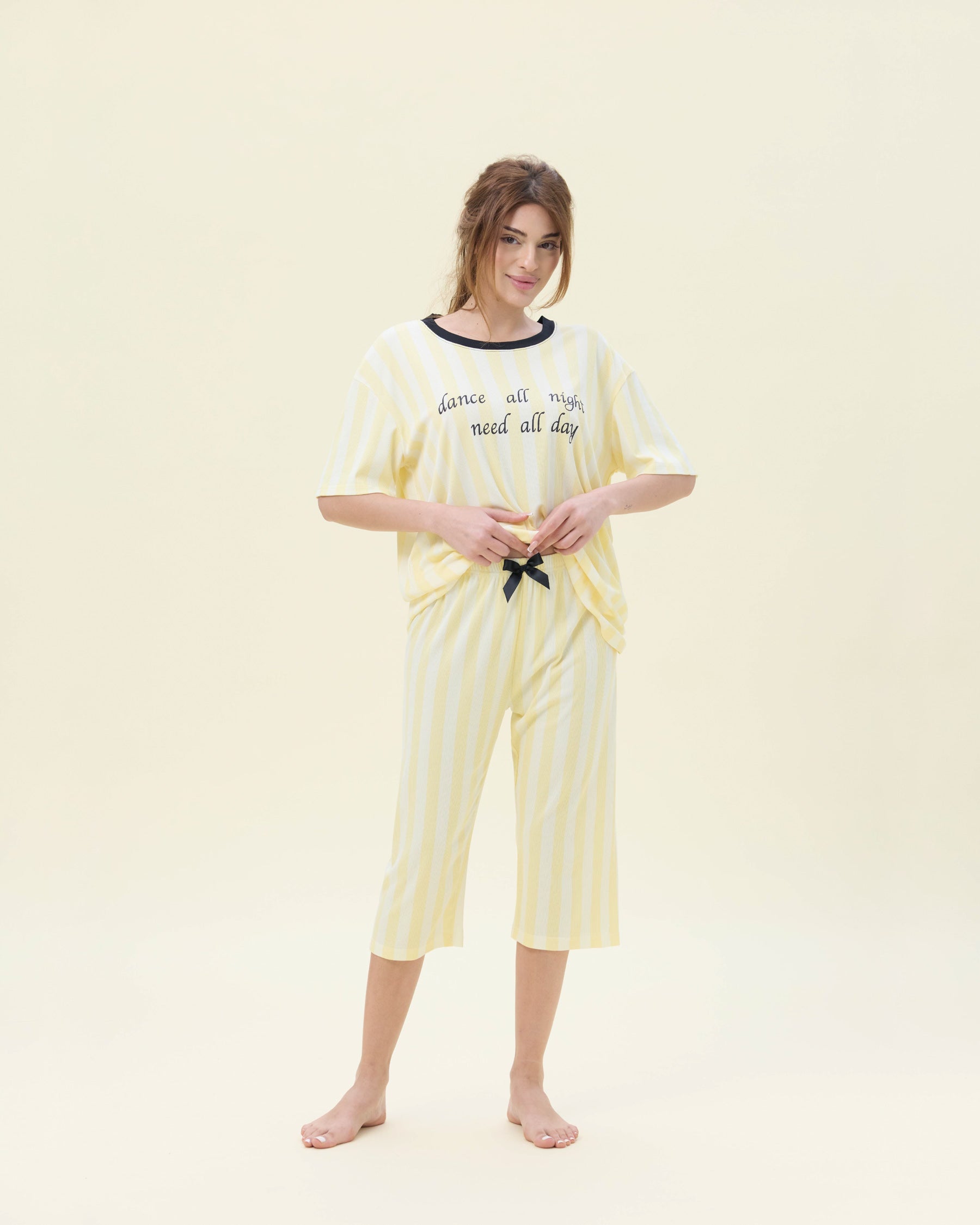 بيجامة نسائية - قطعتين (3XL-6XL)