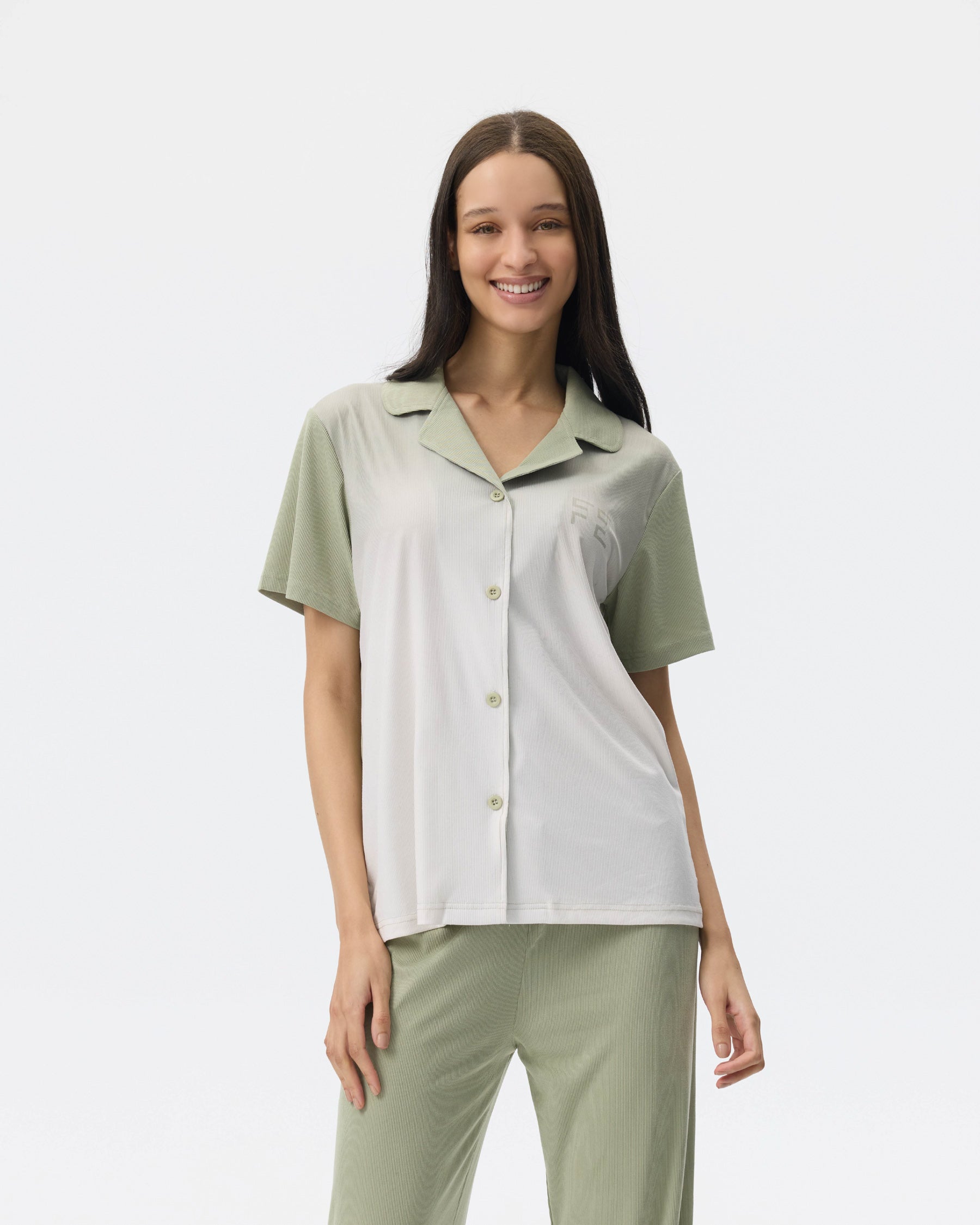 بيجامة نسائية - قطعتين (M-2XL)