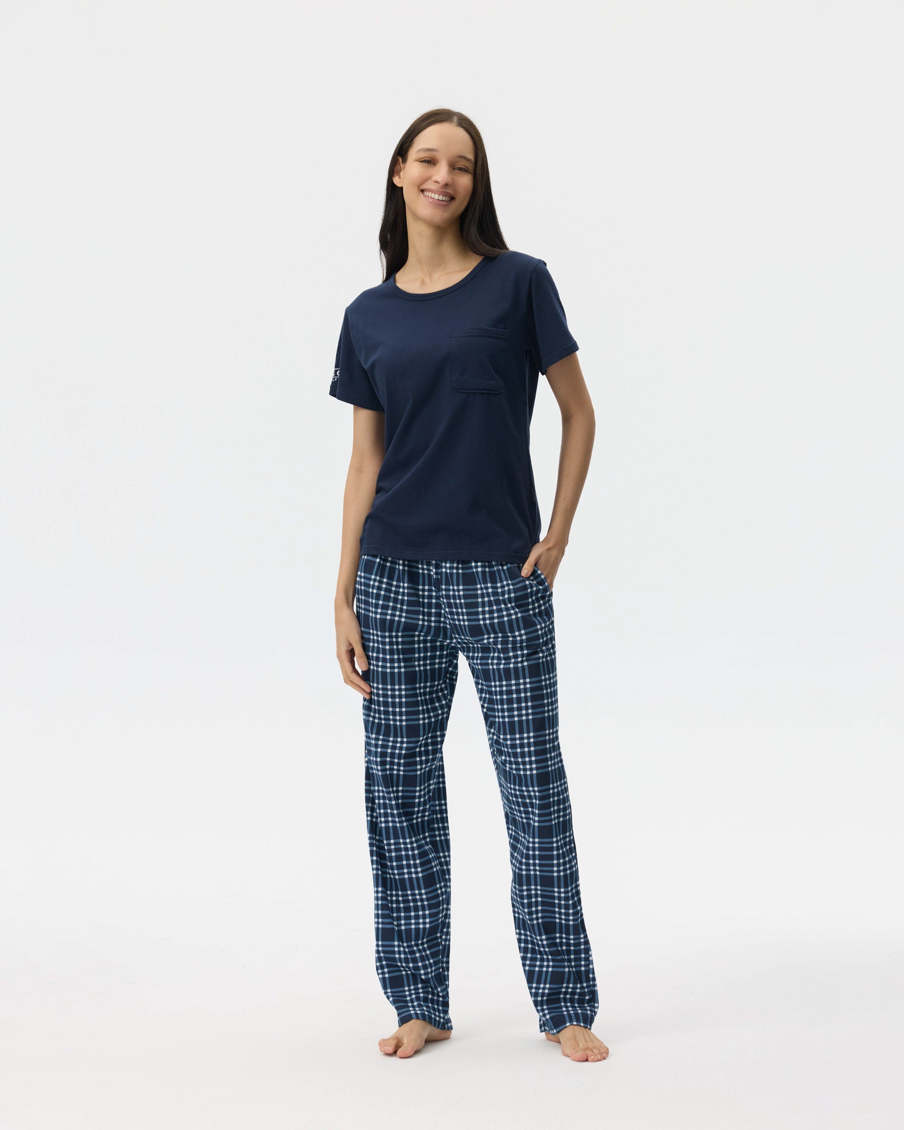 بيجامة نسائية - قطعتين (M-2XL)