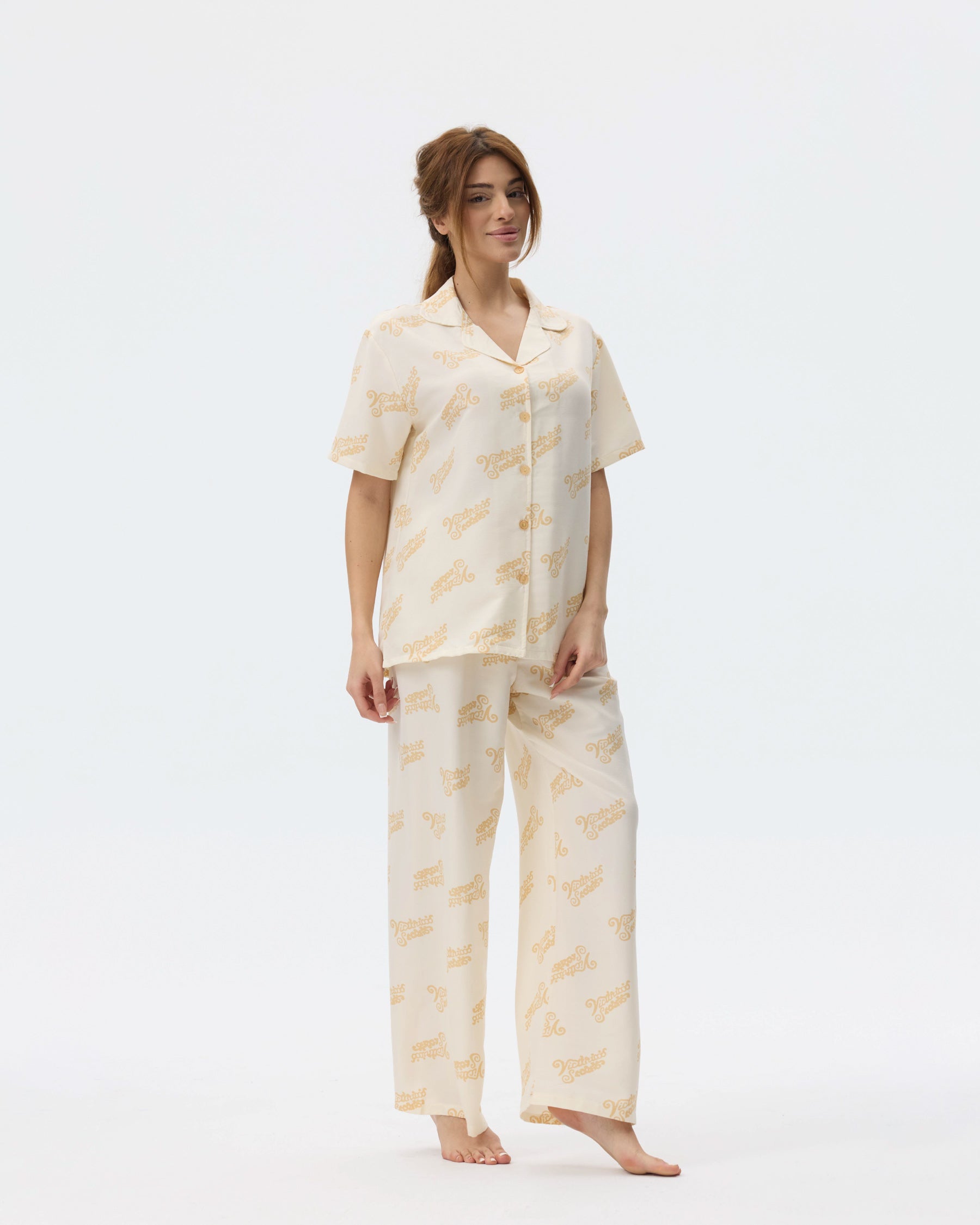 بيجامة نسائية - قطعتين (3XL-6XL)
